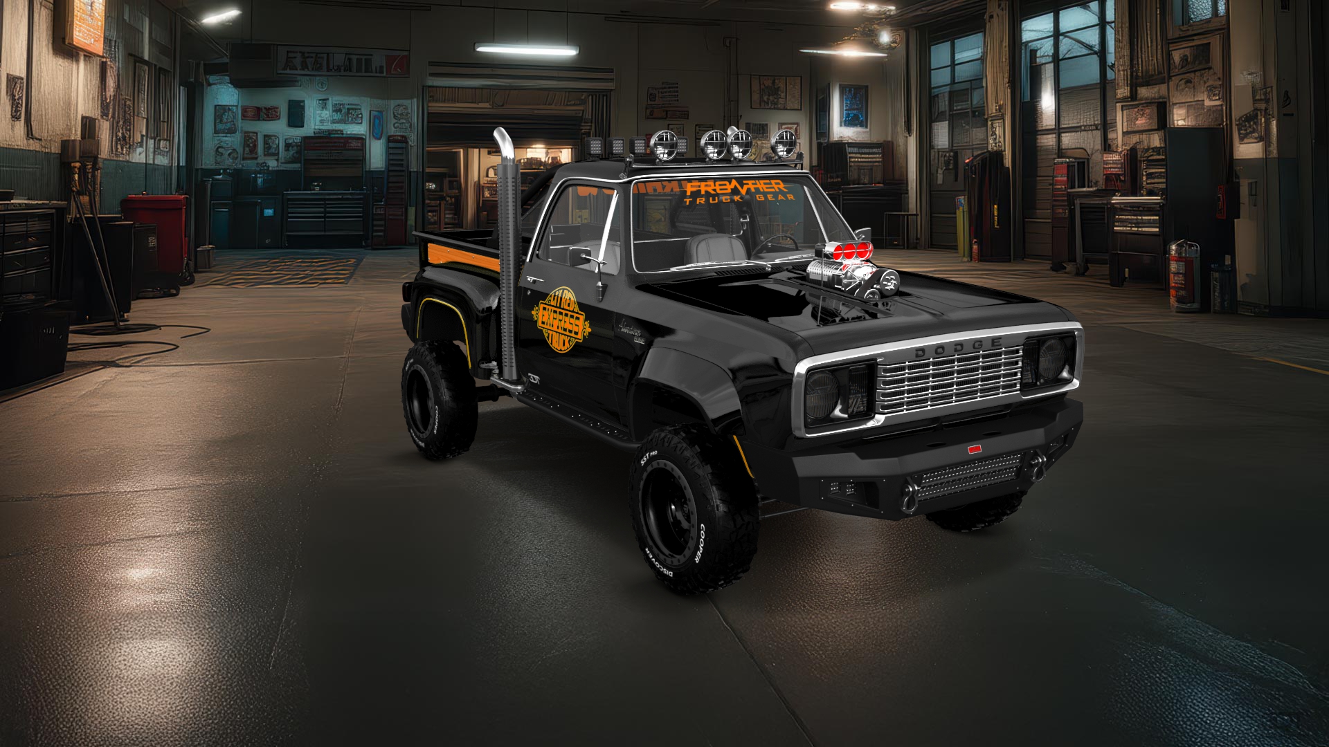 Dodge Lil Red Express 2 Door pickup truck 1978 tuning