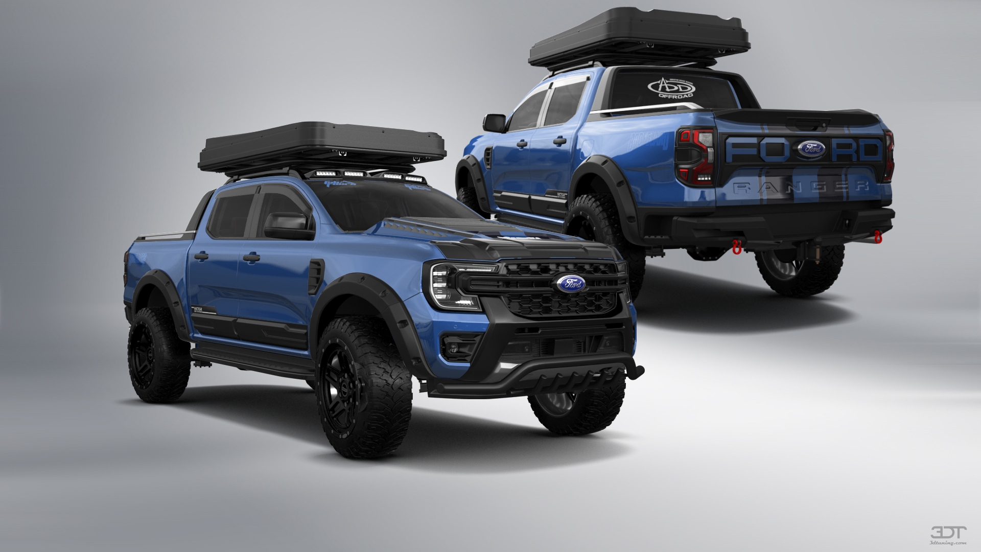 Ford Ranger 4 Door pickup truck 2022 tuning