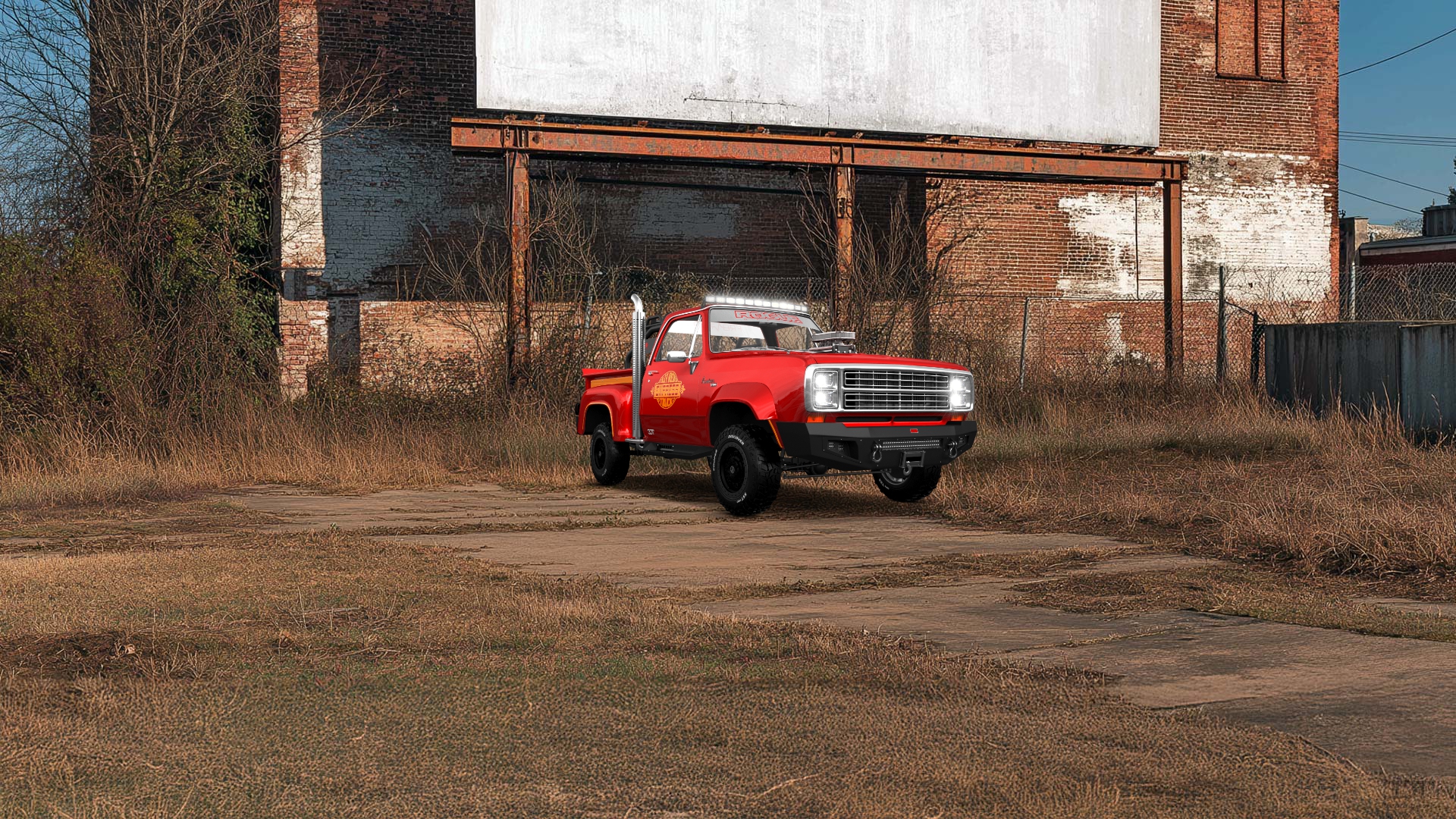 Dodge Lil Red Express 2 Door pickup truck 1979 tuning