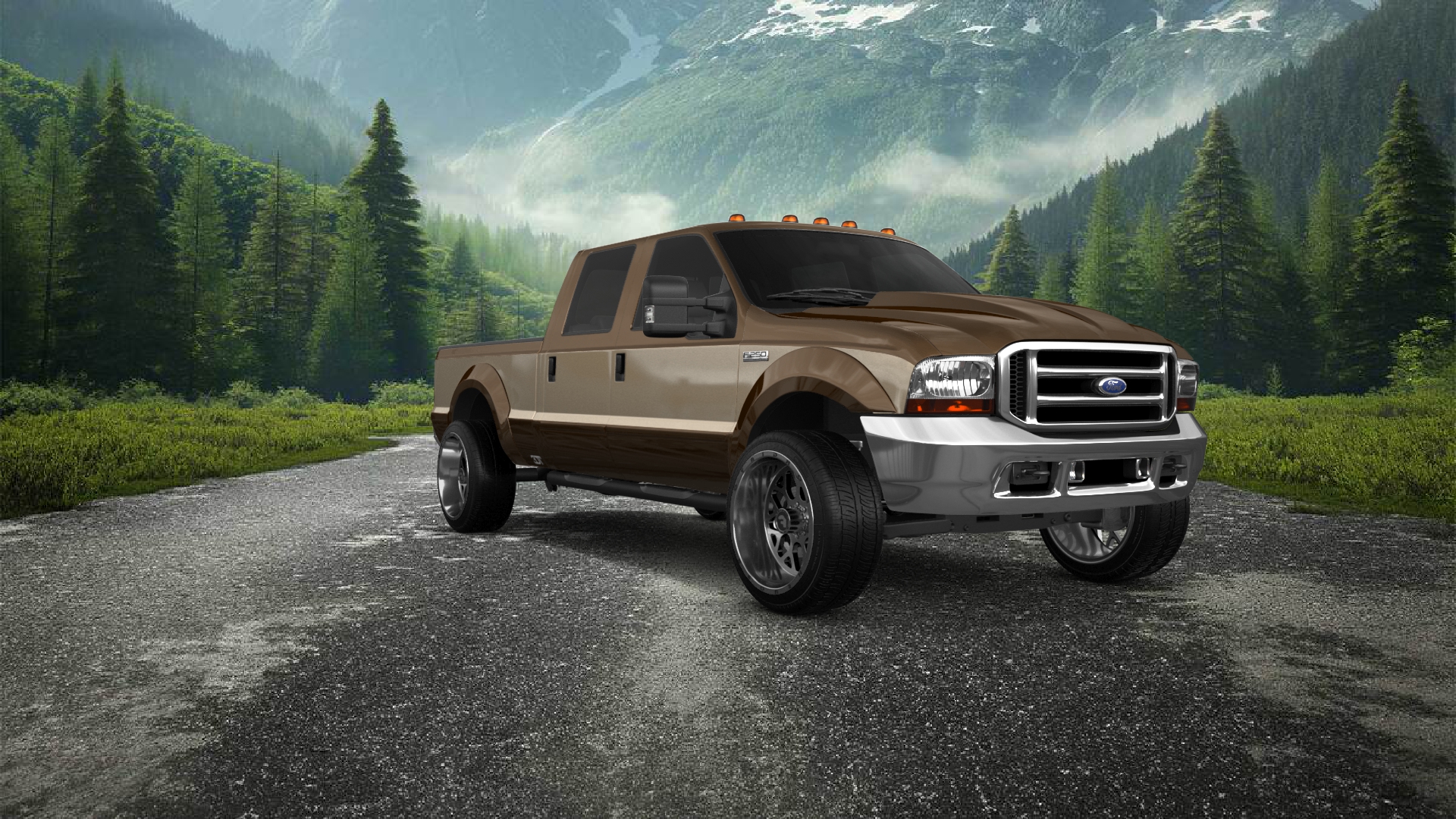 Ford F-250 Crew Cab 4 Door pickup truck 1999 tuning