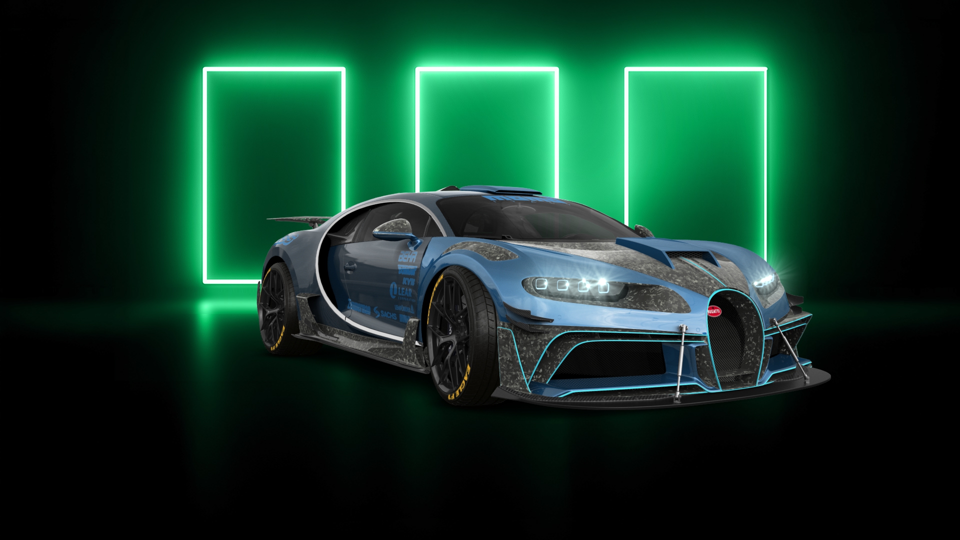 Bugatti Chiron 2 Door Coupe 2016 tuning