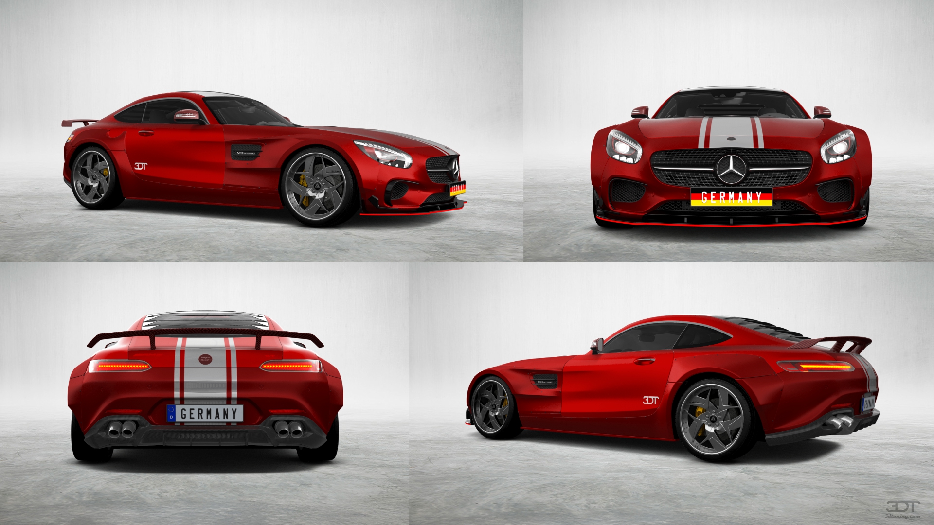 Mercedes AMG GT 2 door fastback coupe 2015 tuning