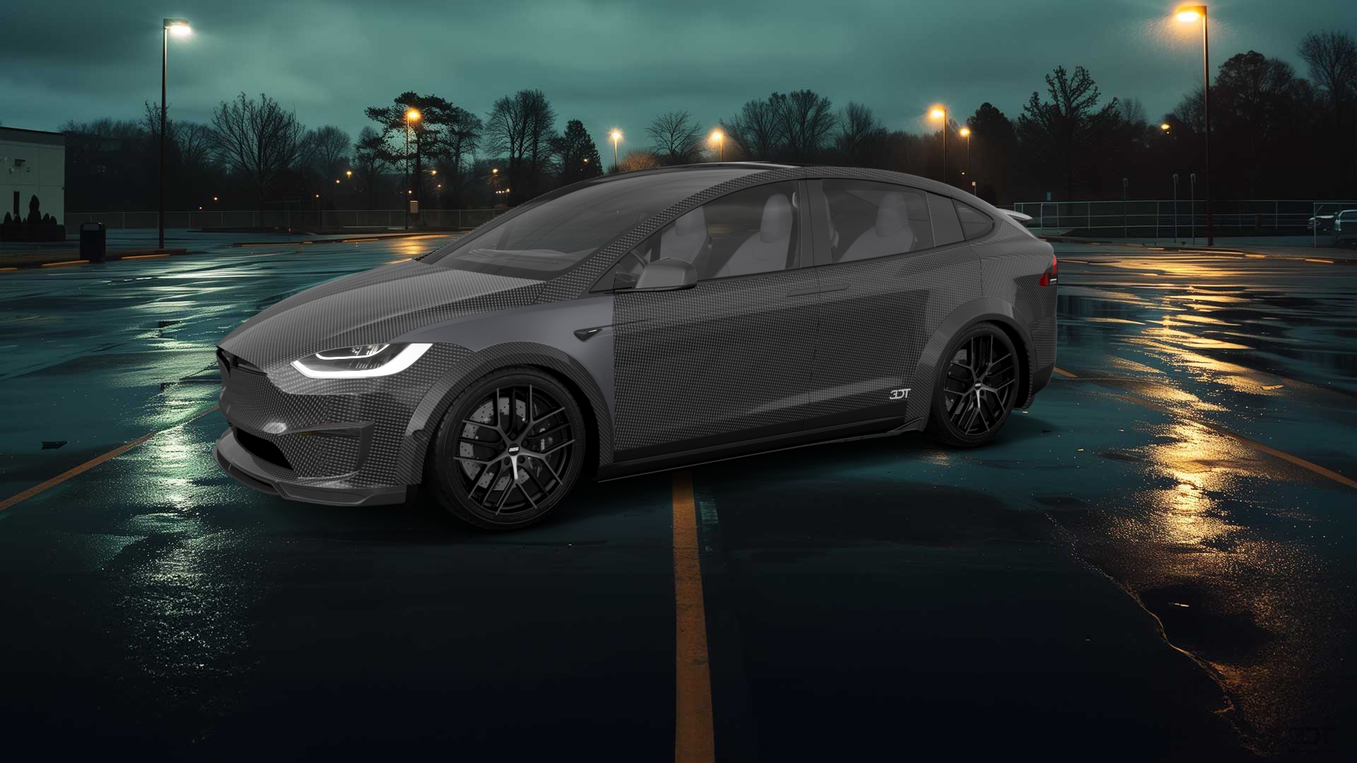 Tesla Model X 5 Door SUV 2024 tuning