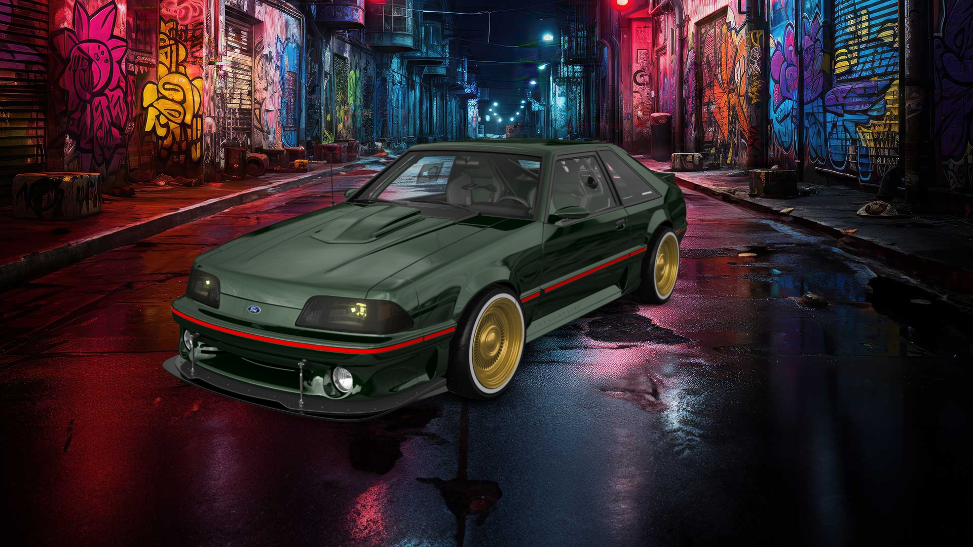 Ford Mustang 3 Door Hatchback 1988