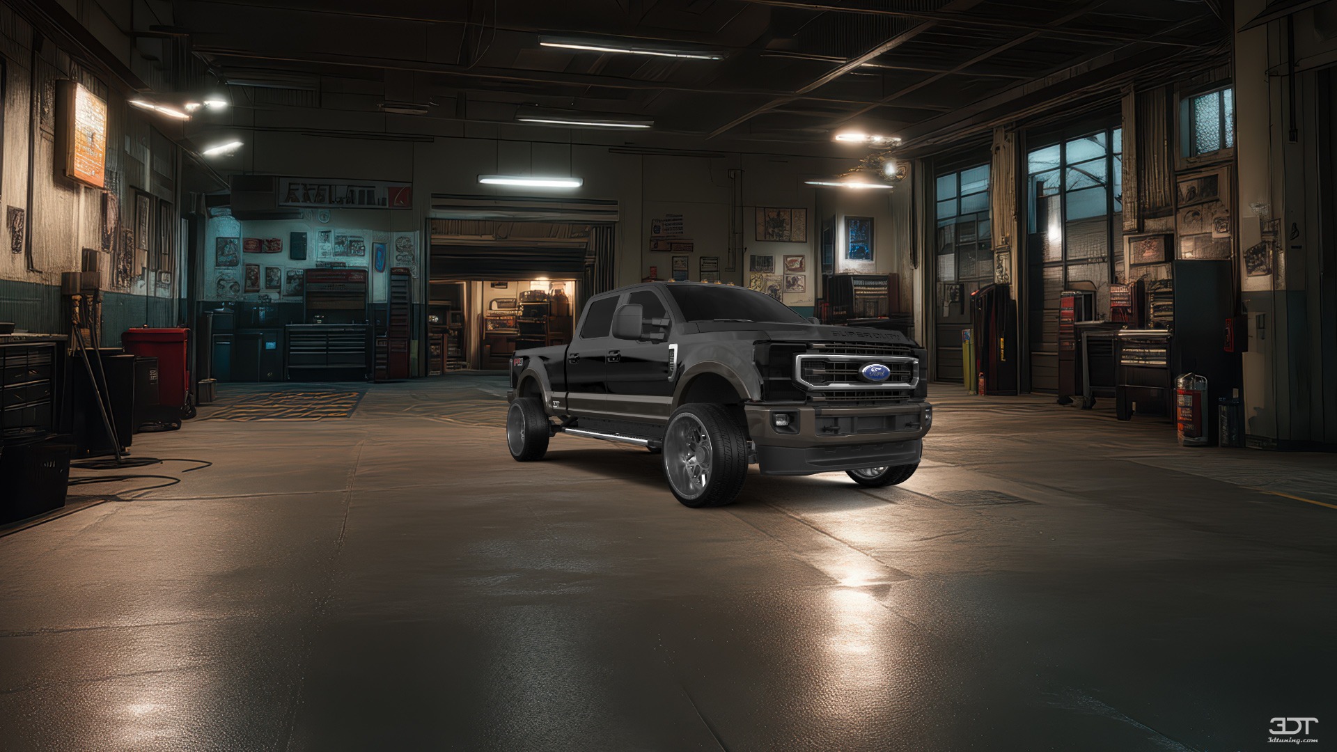 Tuning Ford F-250 4 Door pickup truck 2021