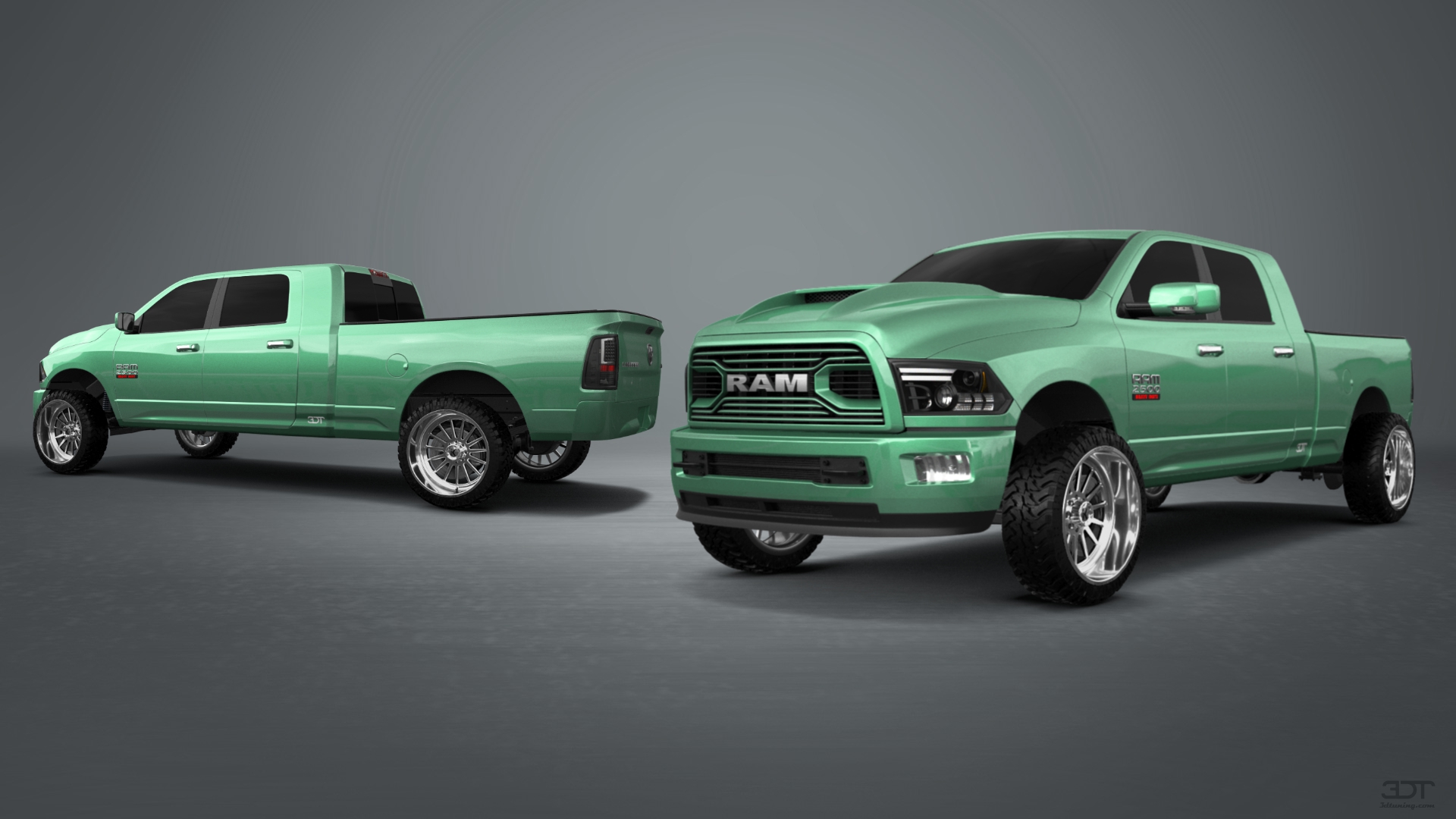 Dodge Ram 2500 Mega Cab 6.4 ft box 4 Door pickup truck 2010 tuning