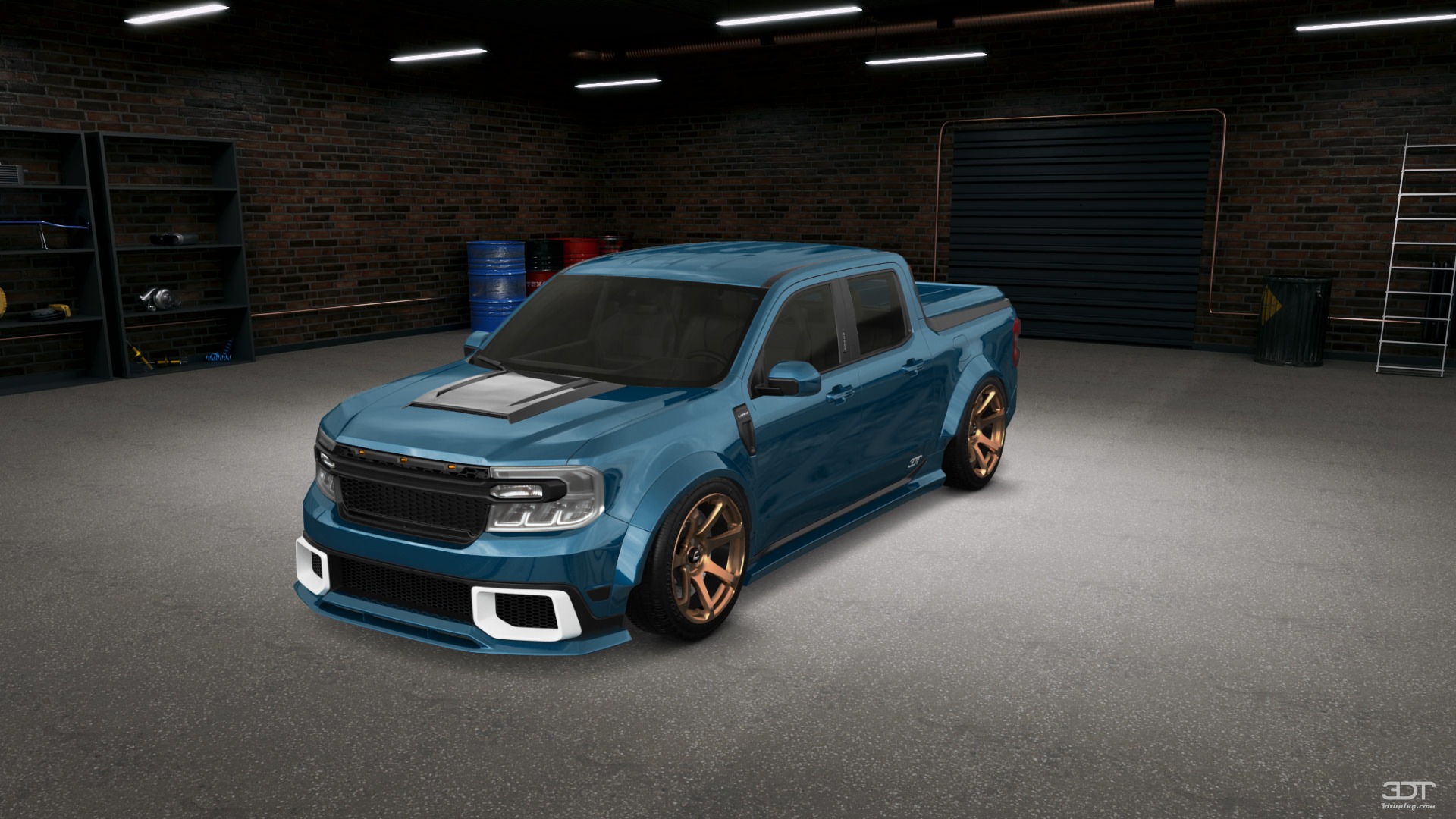 Ford Maverick 4 Door pickup truck 2022 tuning