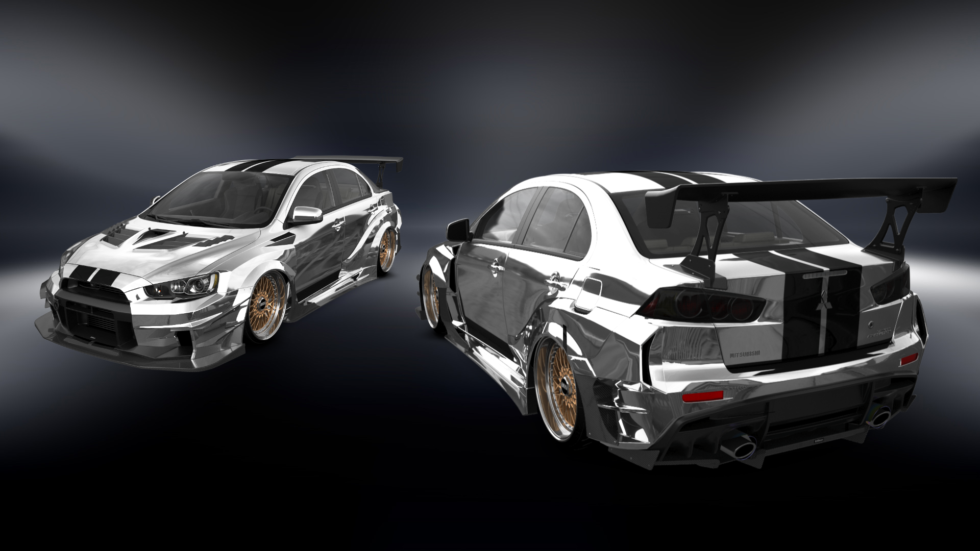 Mitsubishi Lancer Evolution X Sedan 2008 tuning