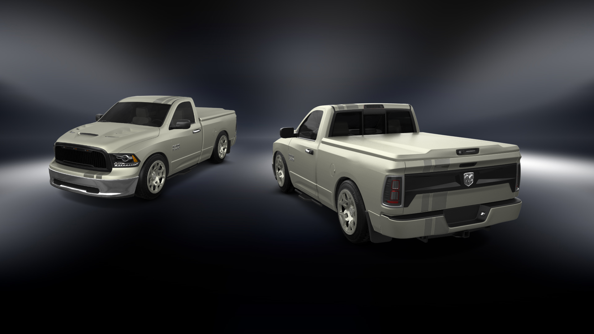 Dodge Ram 1500 6.4' box Regular Cab 2 Door pickup truck 2009 tuning