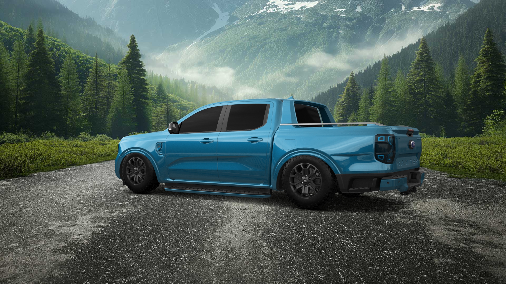 Ford Ranger 4 Door pickup truck 2022 tuning