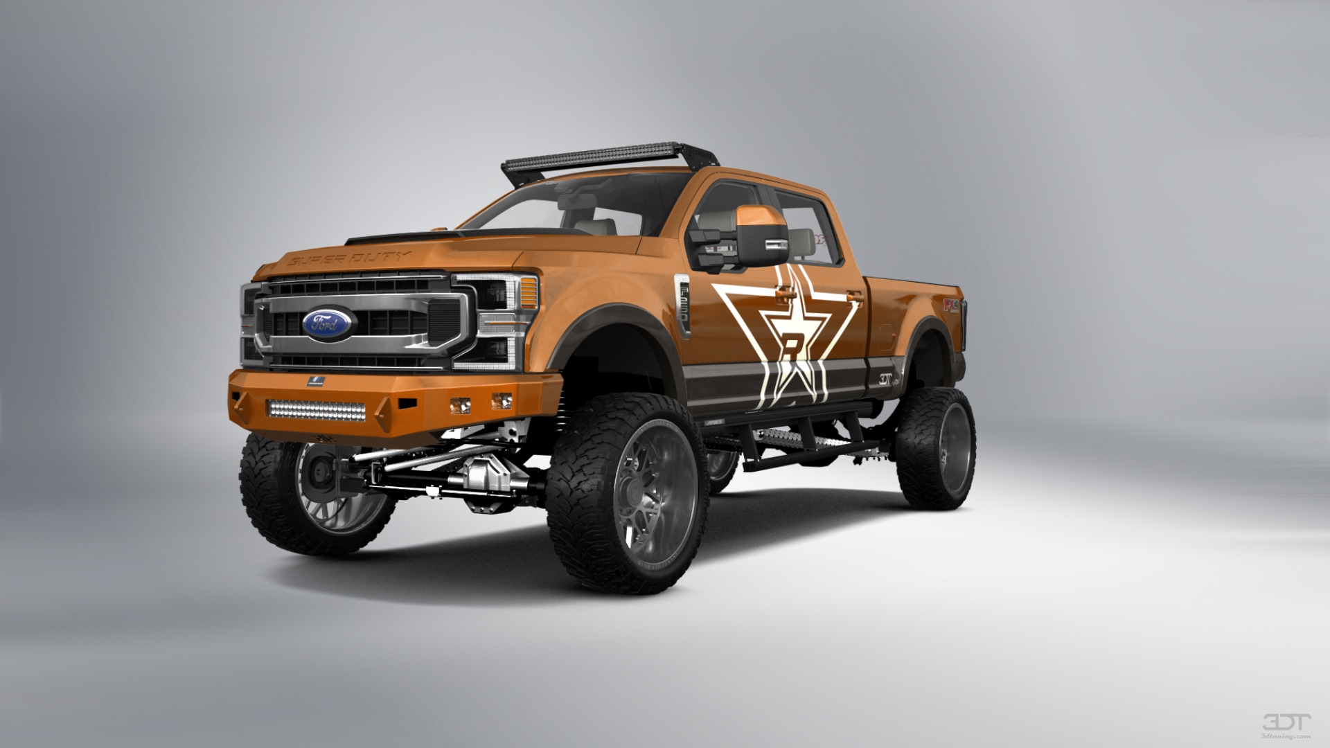Ford F-250 4 Door pickup truck 2021 tuning