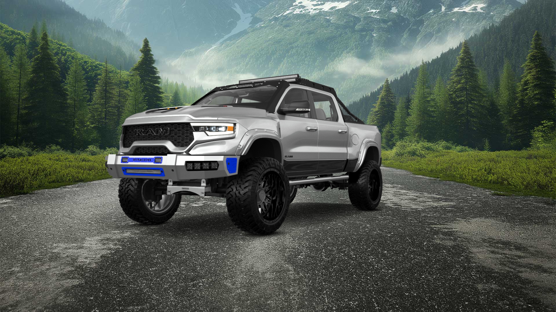 Dodge Ram 1500 TRX 4 Door pickup truck 2021