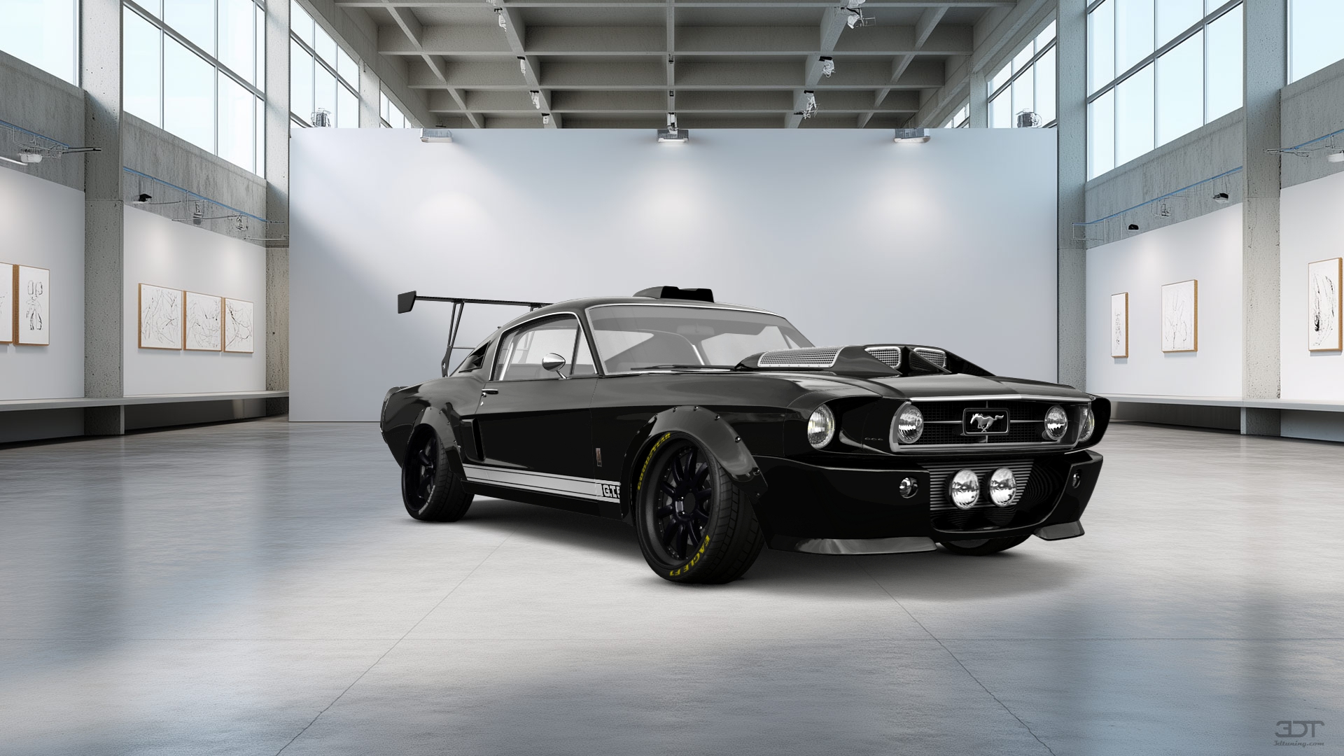 Mustang GT500 2 Door Coupe 1968 tuning