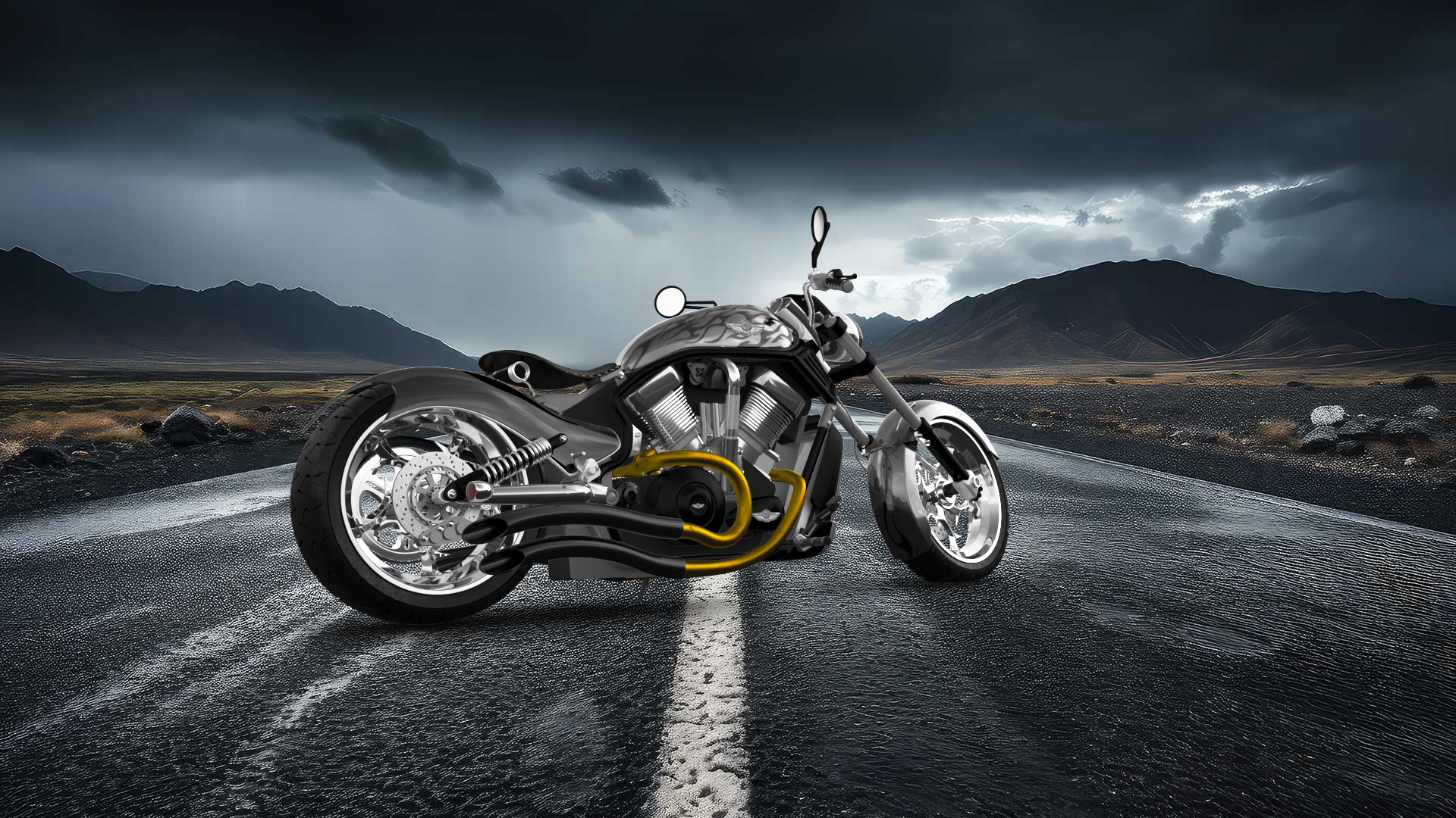 Harley-Davidson Custom Chopper Cruiser 2011