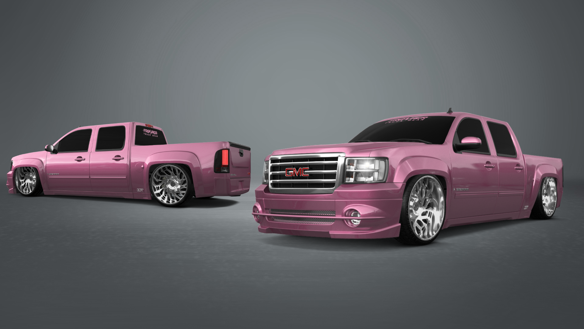 GMC Sierra 1500 Crew Cab 5.8 ft box 4 Door pickup truck 2007 tuning