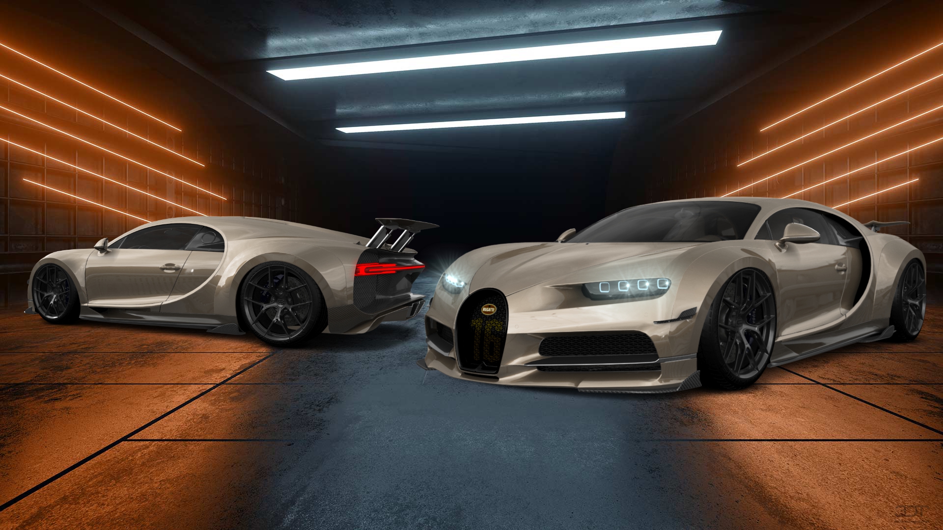 Bugatti Chiron 2 Door Coupe 2016 tuning