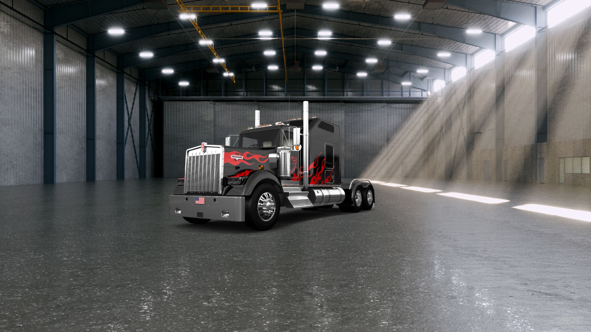 Kenworth W900 Sleeper Cab Truck 2015 tuning