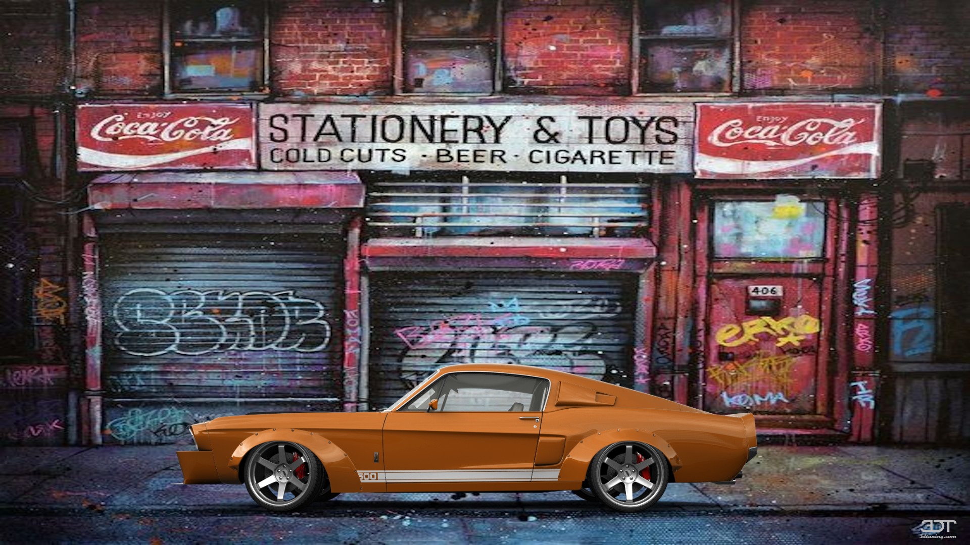 Mustang GT500 2 Door Coupe 1968