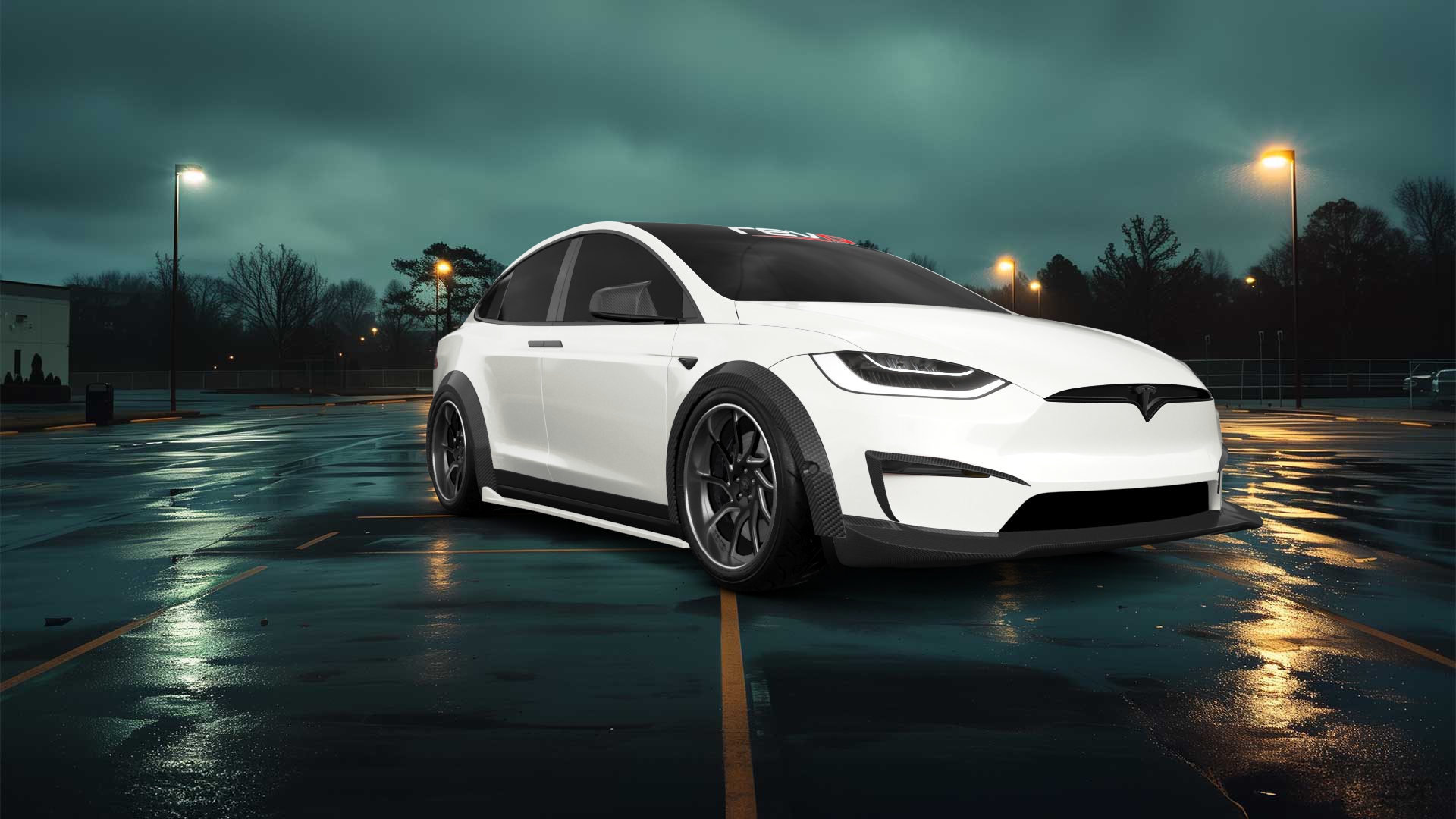 Tesla Model X 5 Door SUV 2024 tuning
