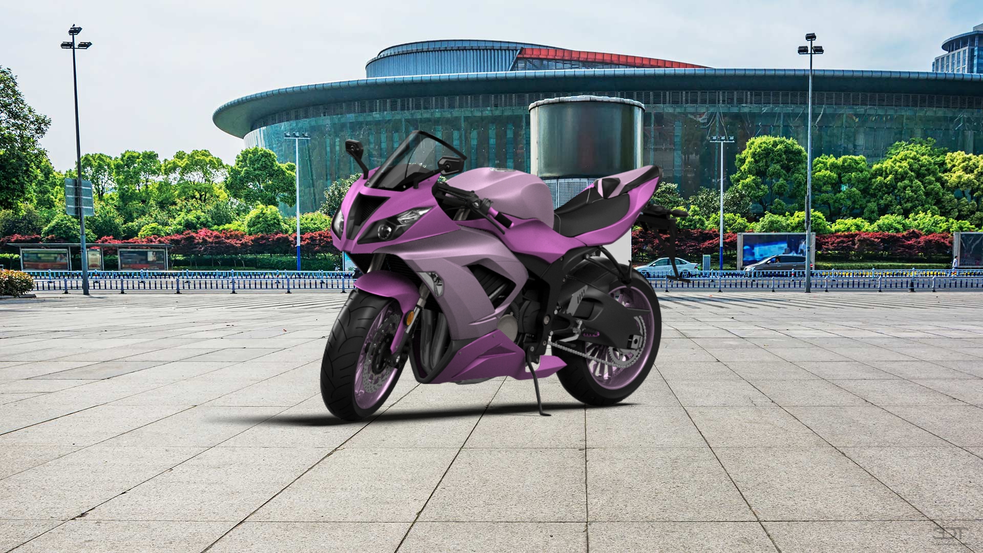 Kawasaki Ninja ZX 6R Sport Bike 2015 tuning