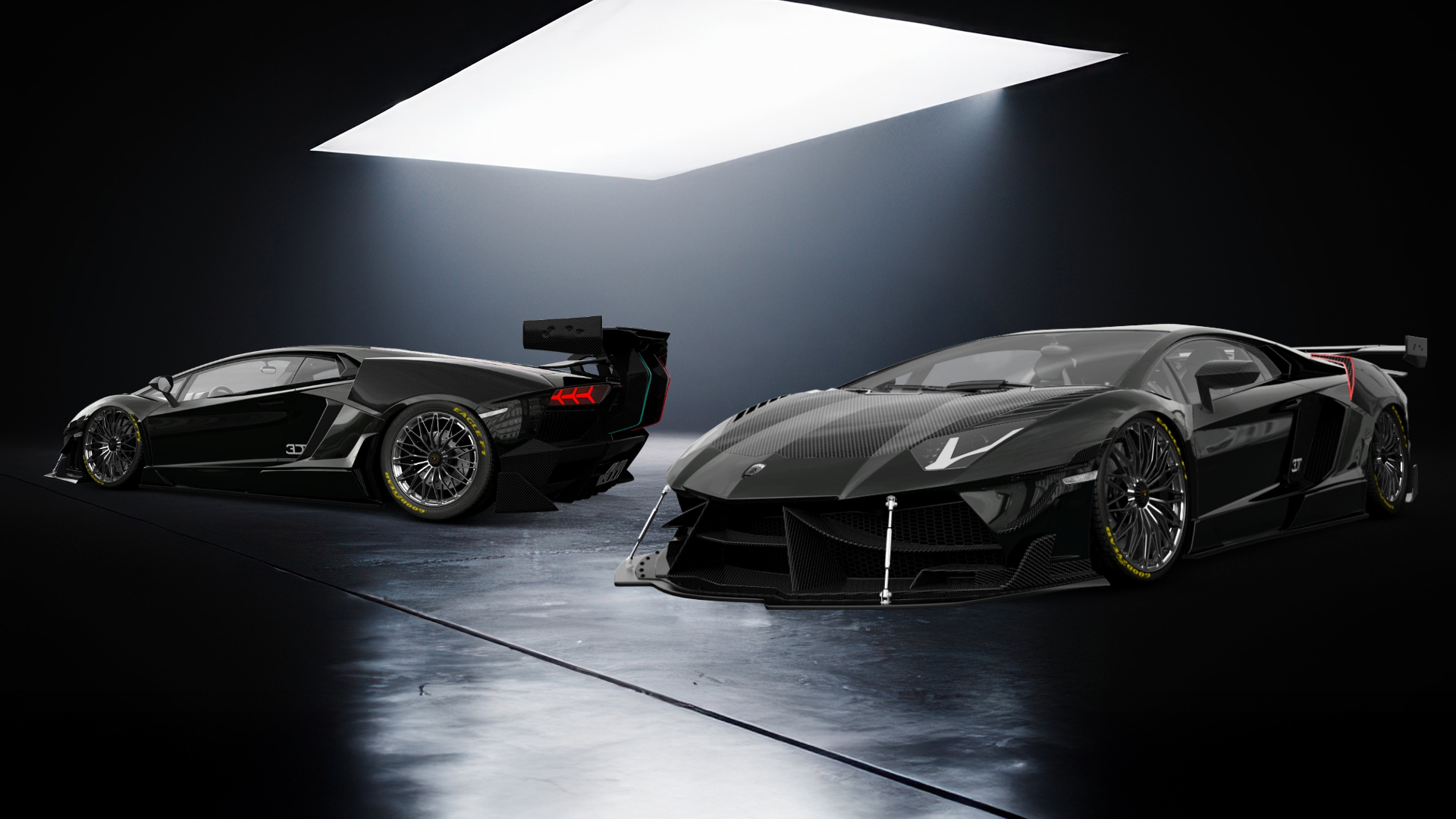 Lamborghini Aventador 2 Door Coupe 2012 tuning