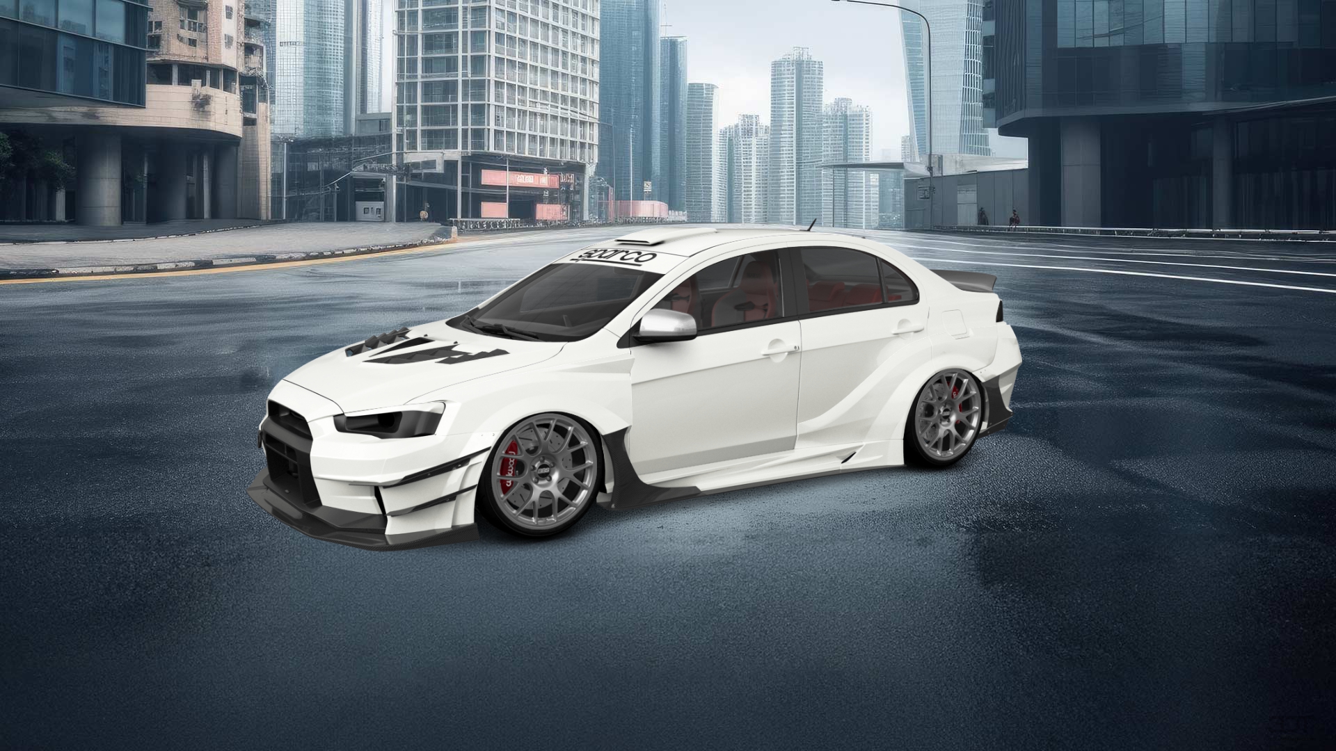 Mitsubishi Lancer Evolution X Sedan 2008 tuning