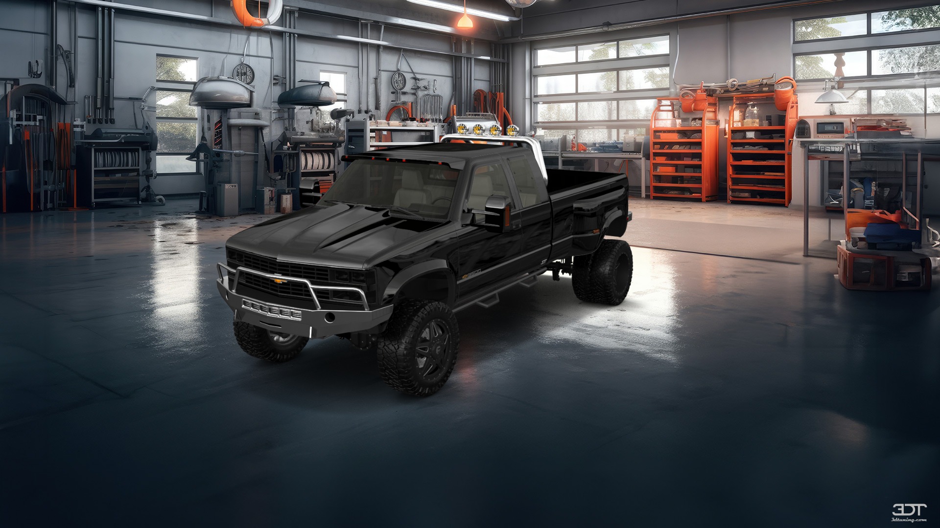 Chevrolet K3500 Extended Cab Pickup Truck 1988