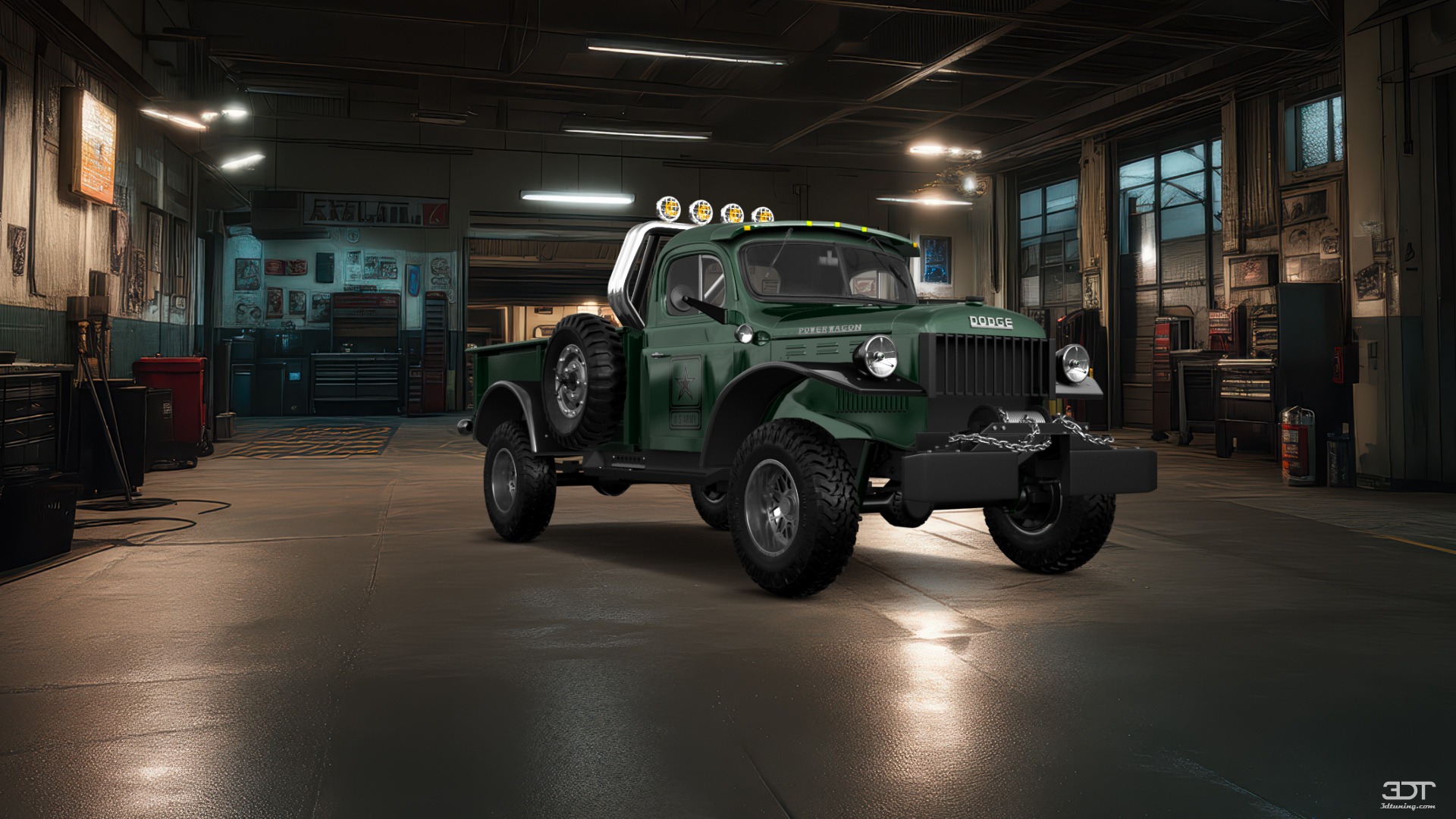 Dodge Power Wagon 2 Door pickup truck 1947 tuning