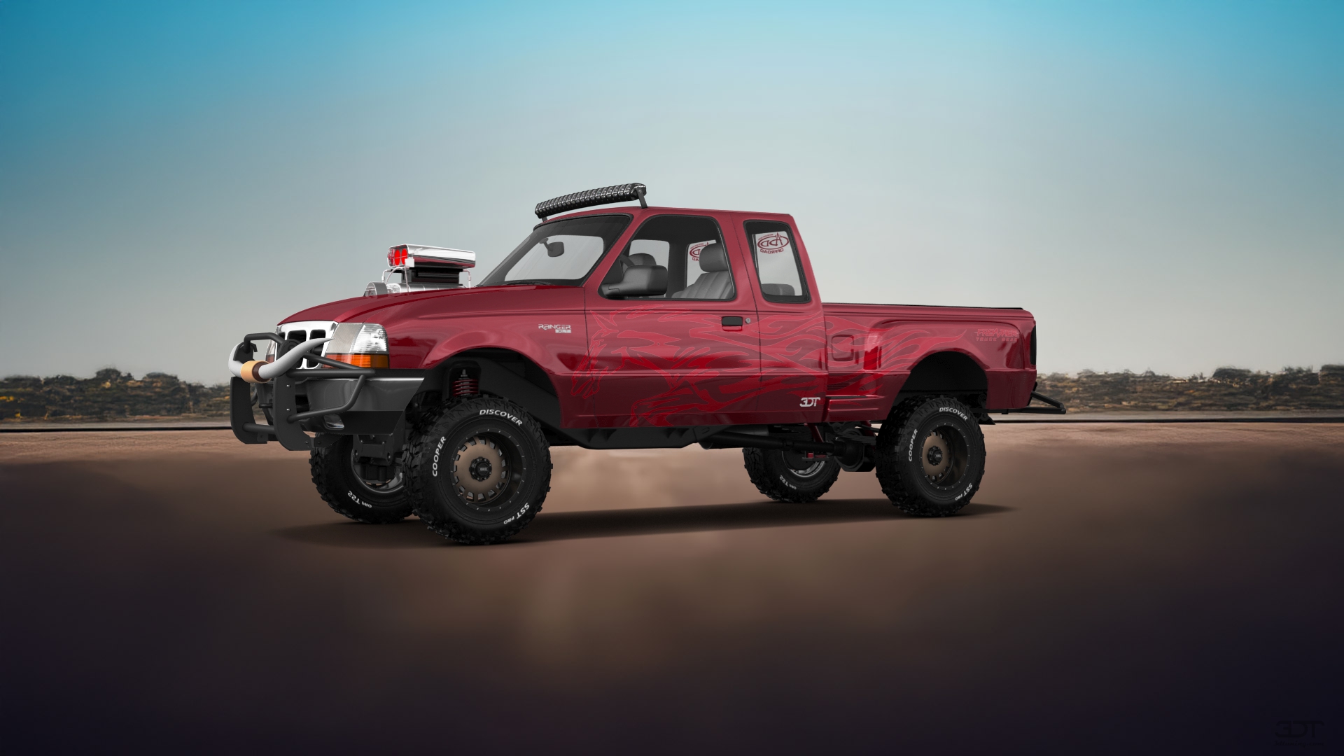 Ford Ranger Flareside 2 Door pickup truck 1998 tuning