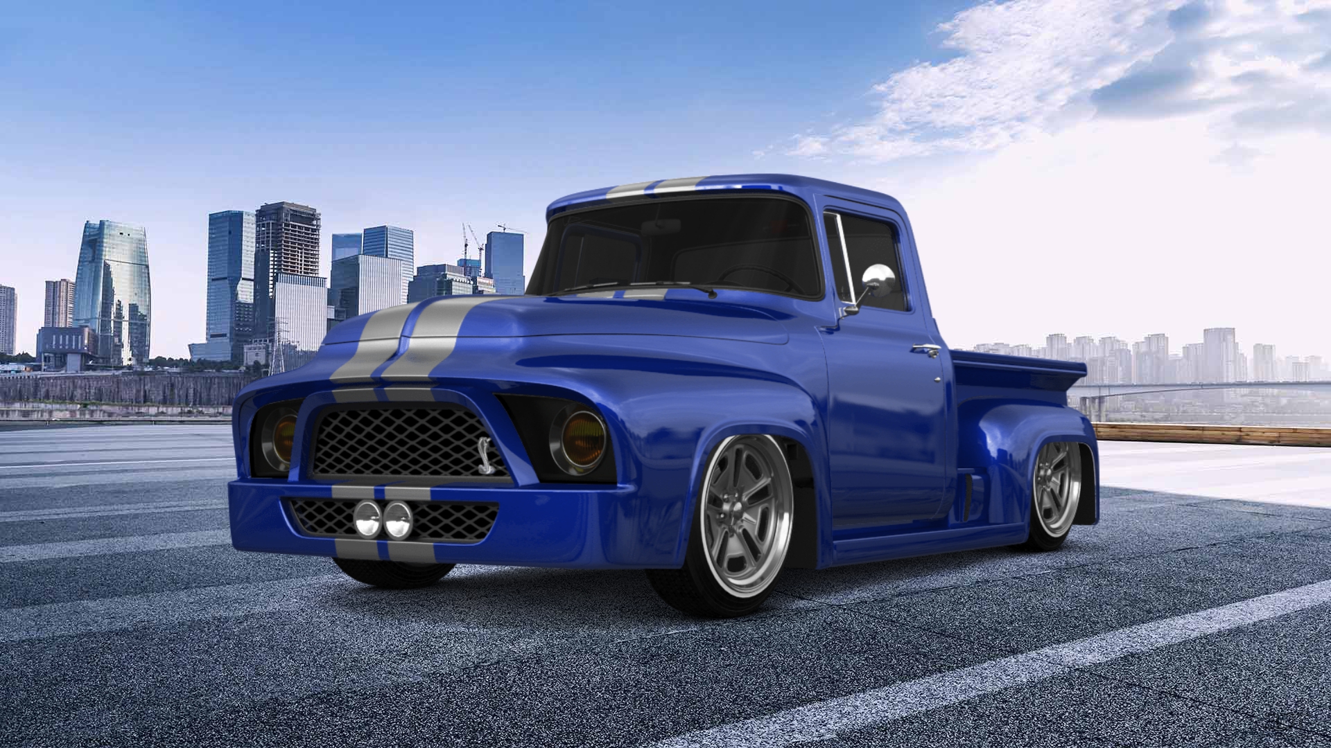 Ford F-100 2 Door truck 1956 tuning