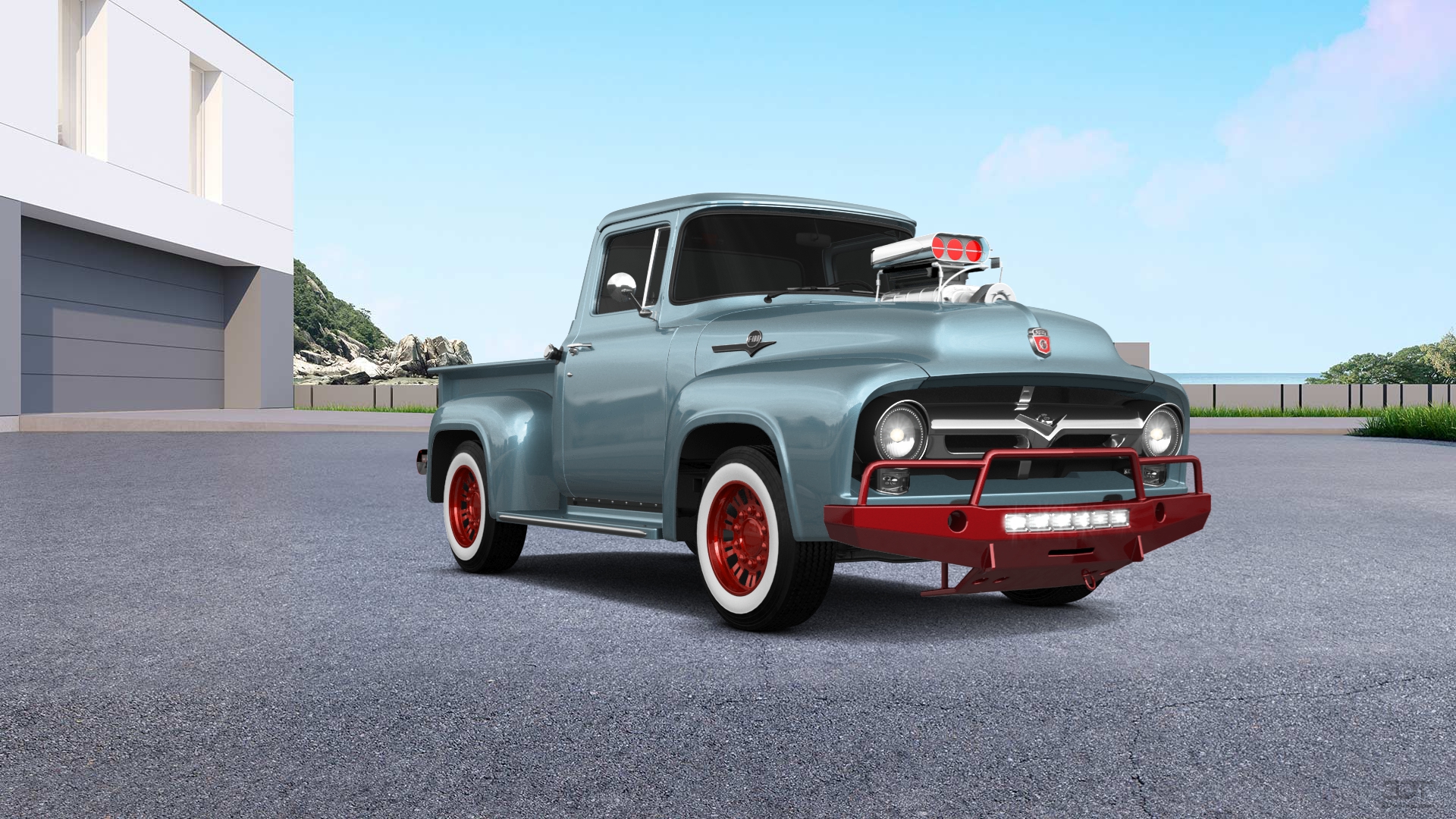 Ford F-100 2 Door truck 1956 tuning
