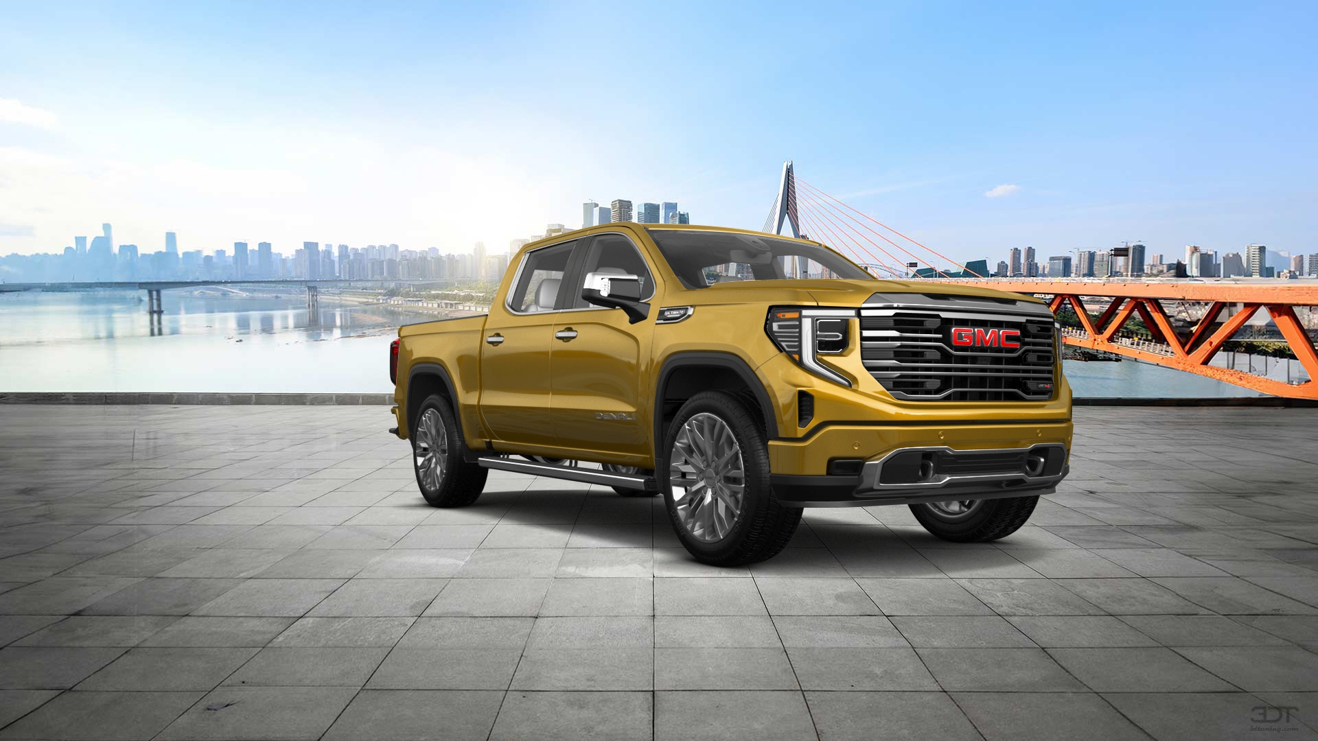 GMC Sierra 1500 Crew Cab 5.8 ft box 4 Door pickup truck 2023 tuning