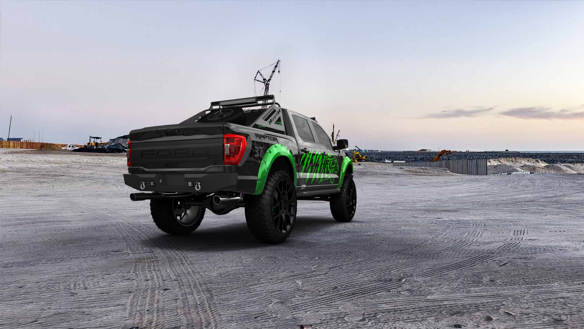 Ford F-150 Raptor 4 Door pickup truck 2021