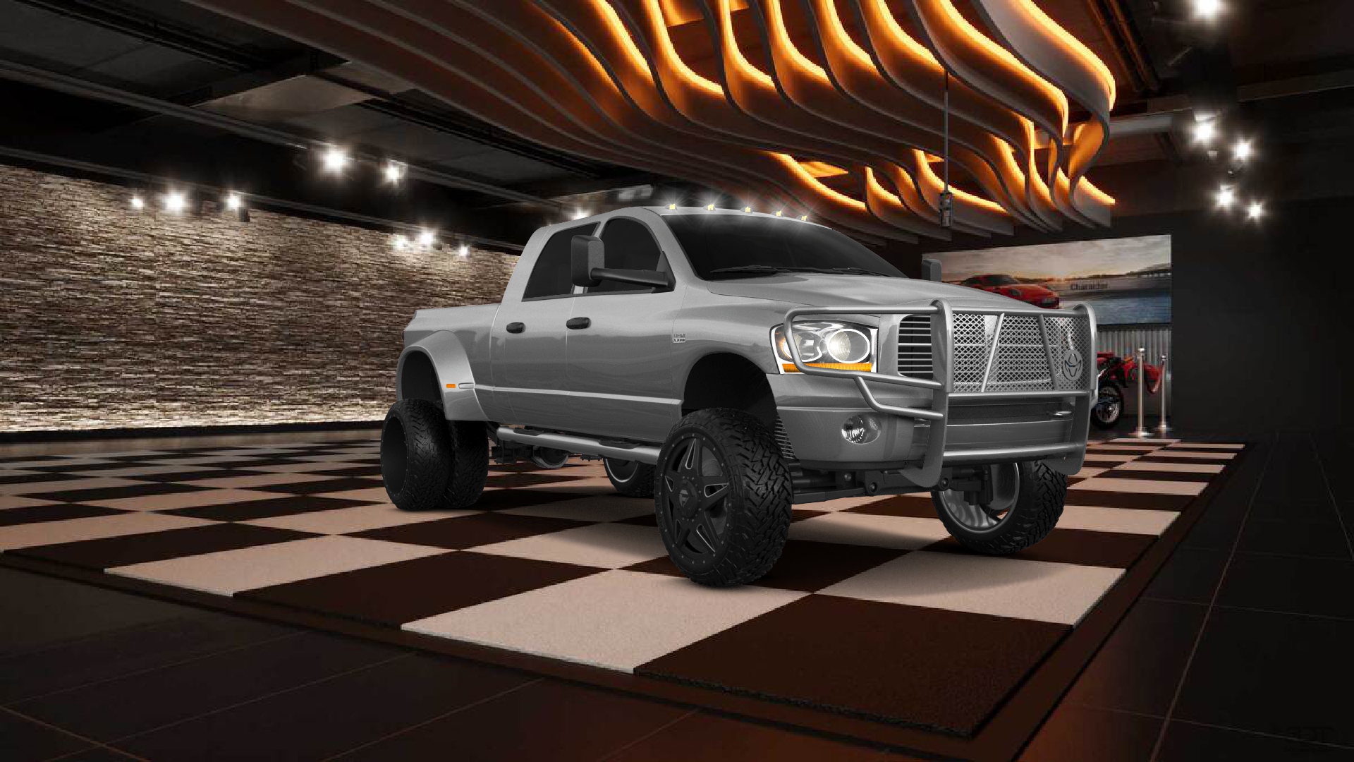 Dodge Ram 3500 Dually 4 Door pickup truck 2007