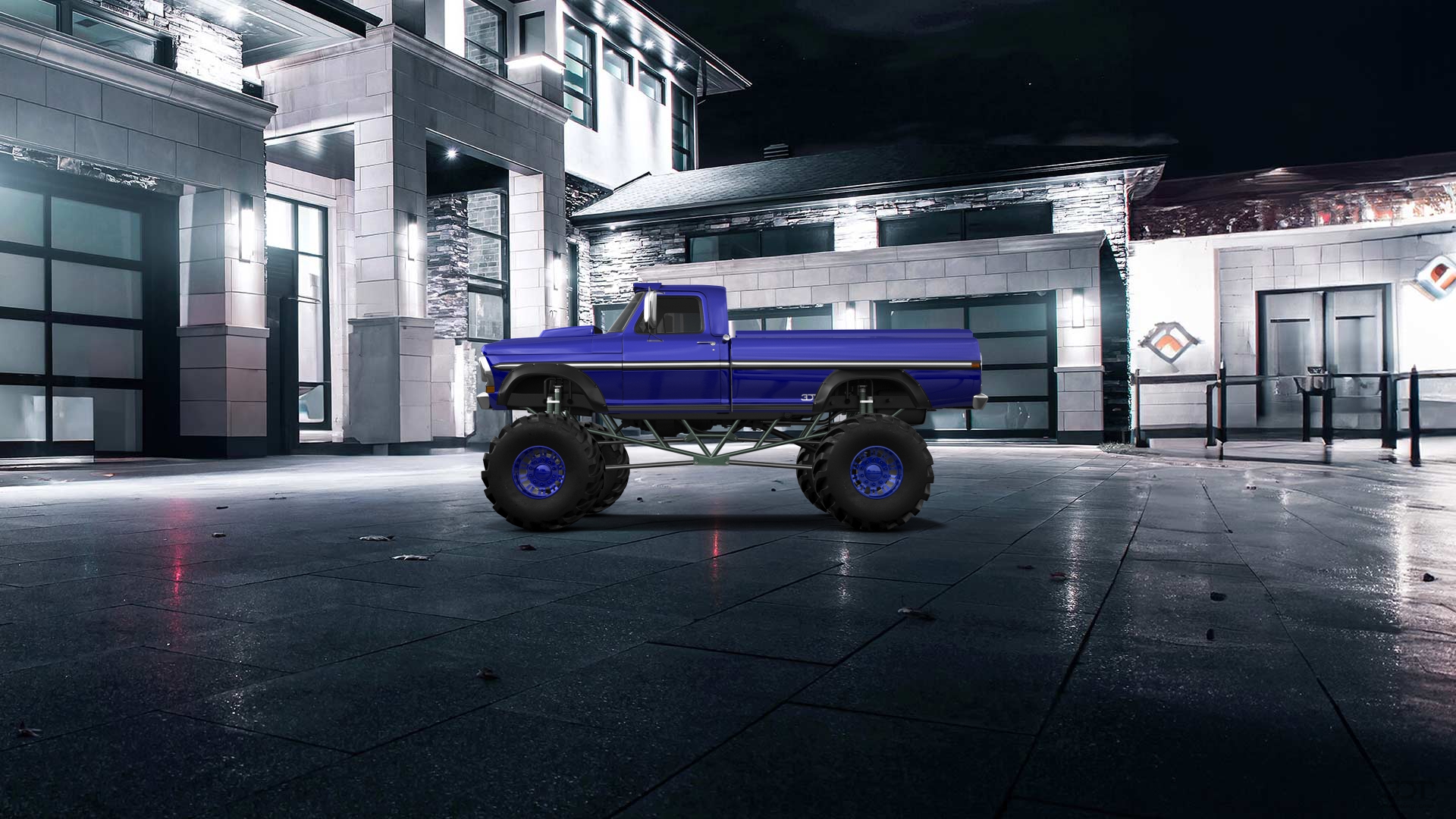 Ford F-250 2 Door pickup truck 1971 tuning