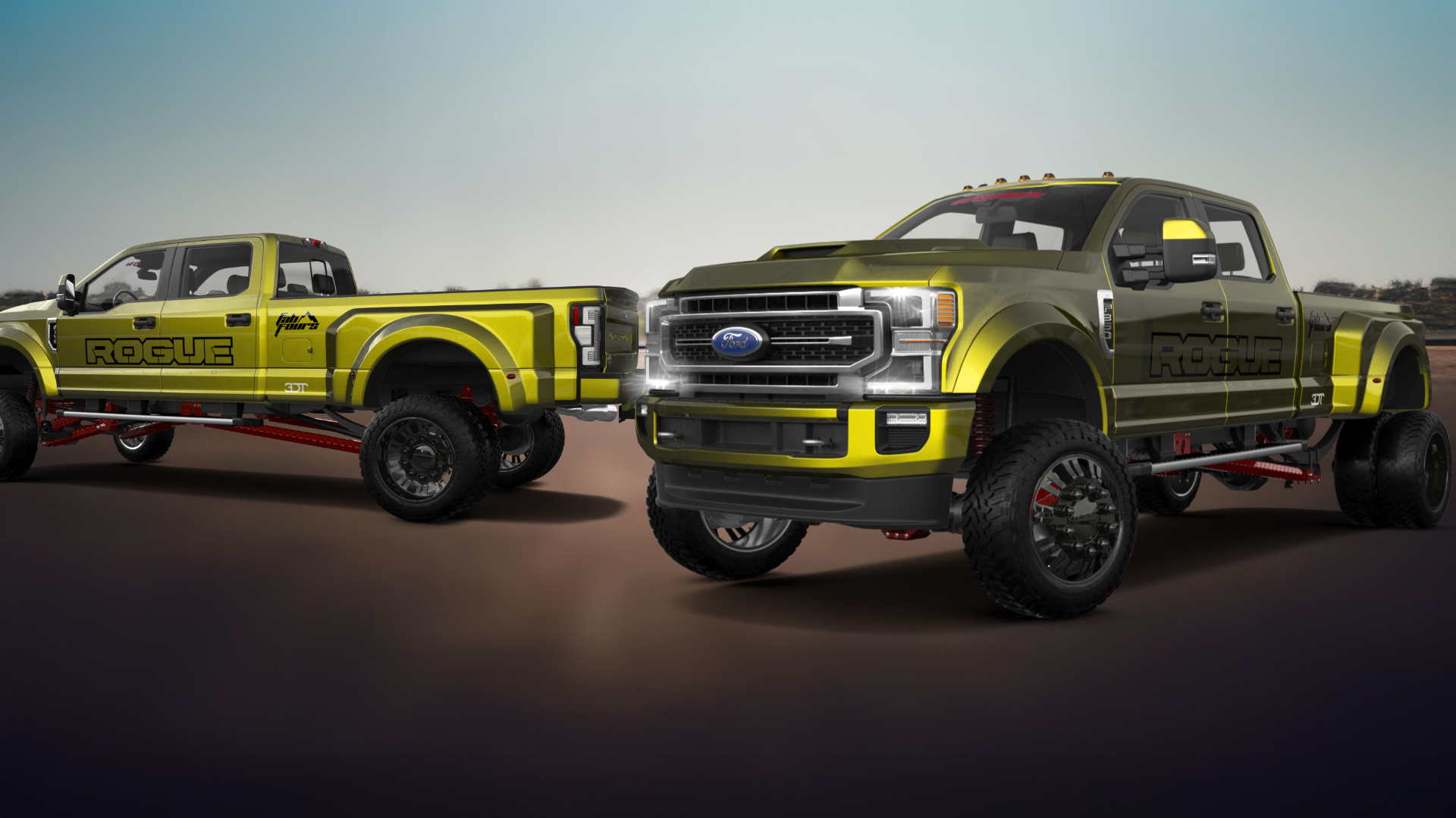 Ford F-350 DRW 4 Door pickup truck 2021 tuning