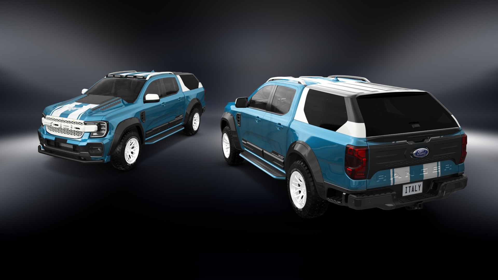 Ford Ranger 4 Door pickup truck 2022 tuning