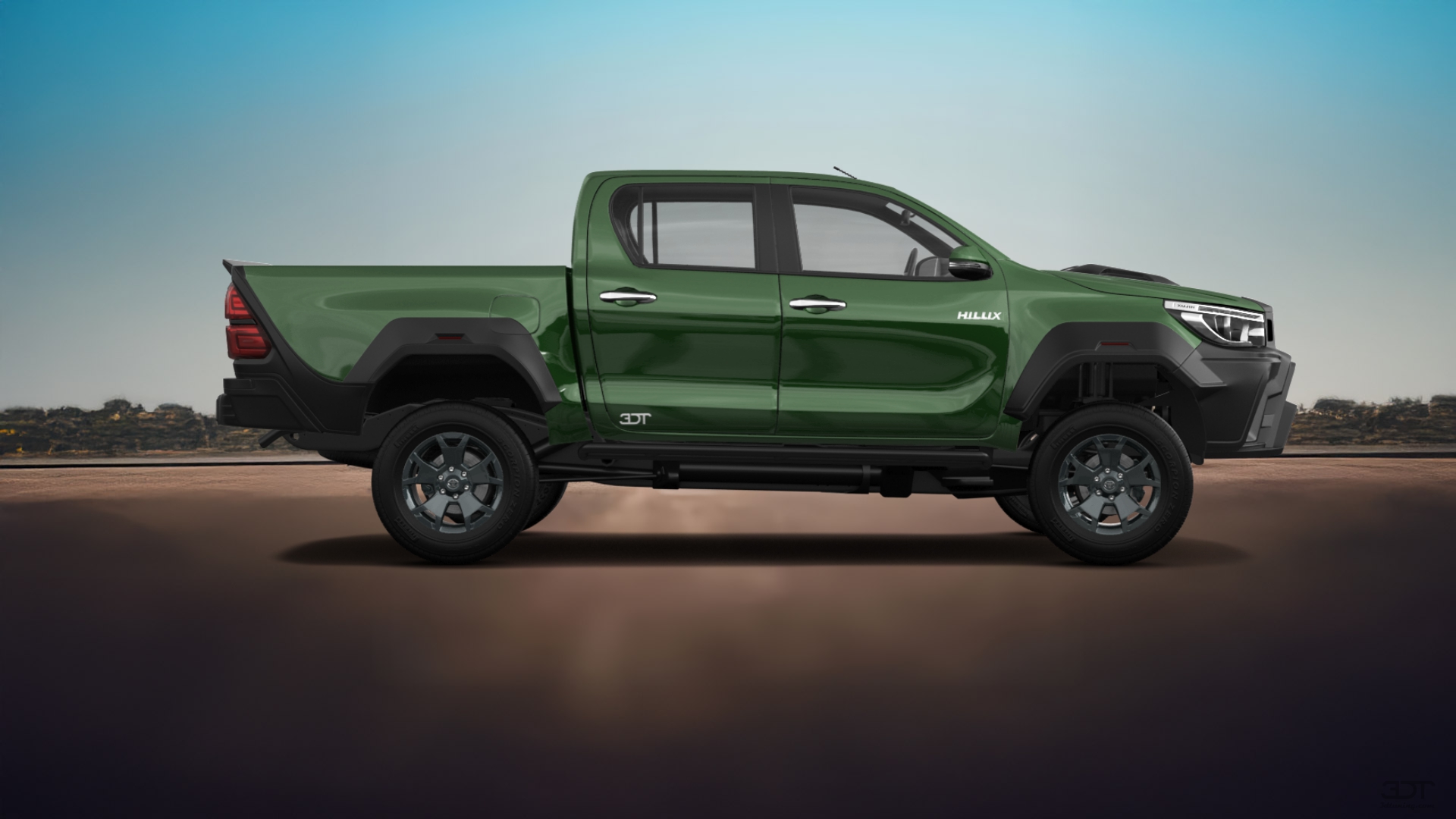 Toyota Hilux Double Cab 4 Door pickup truck 2015 tuning