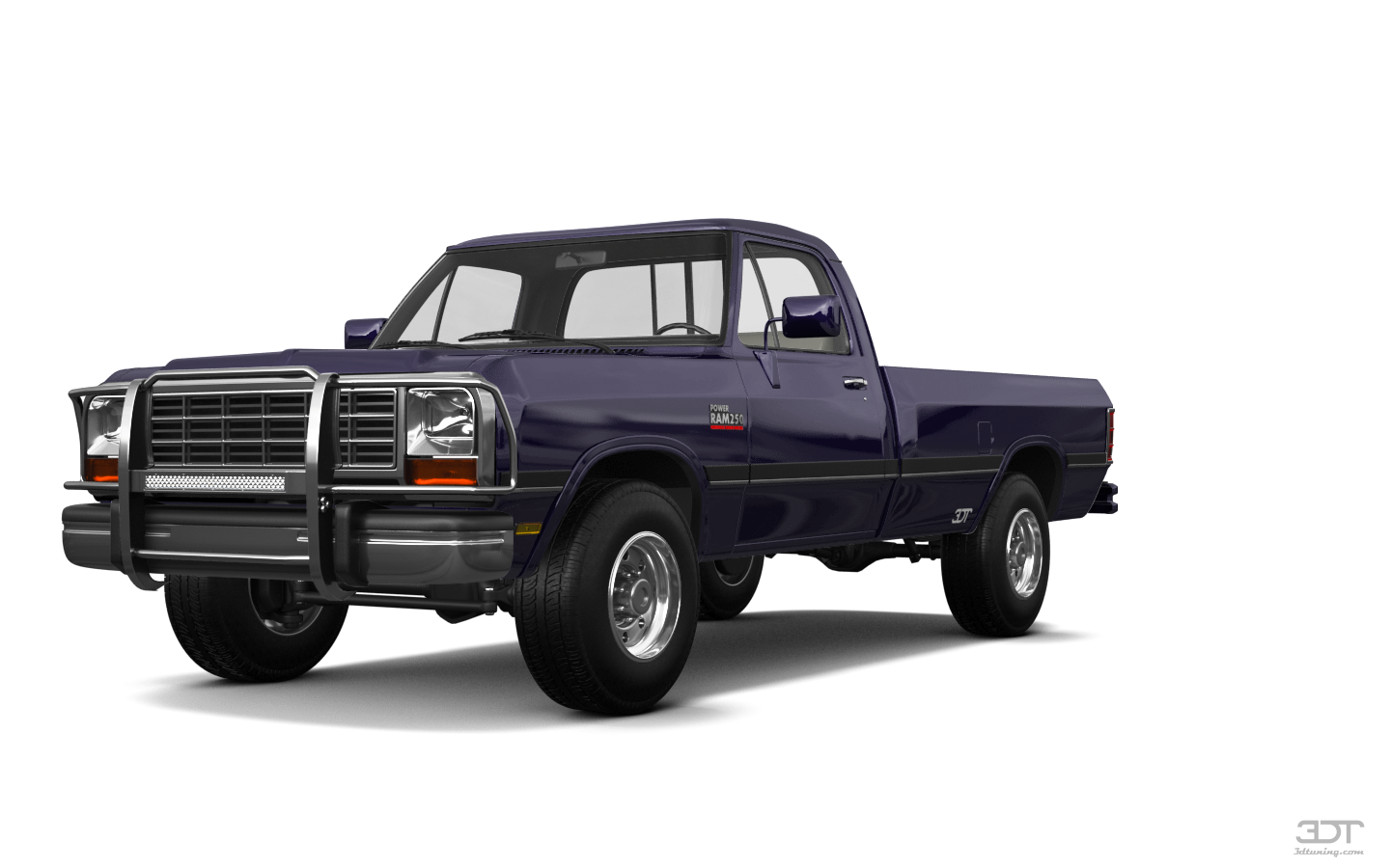 Tuning Dodge Ram 2 Door pickup truck 1991