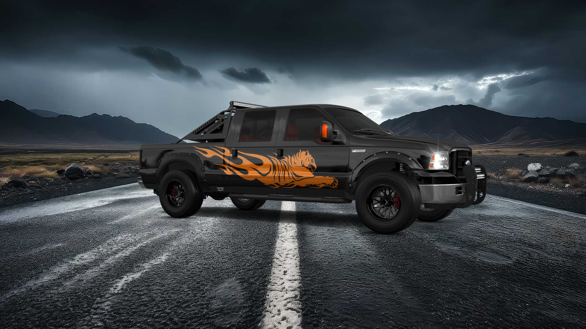 Ford F-250 Crew Cab 4 Door pickup truck 1999