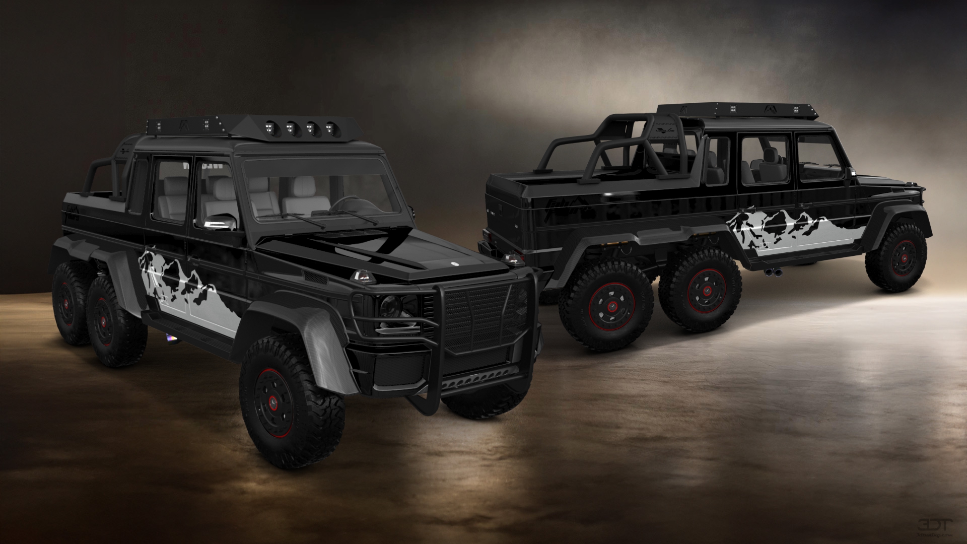 Mercedes G 63 AMG 6x6 4 Door pickup truck 2013 tuning