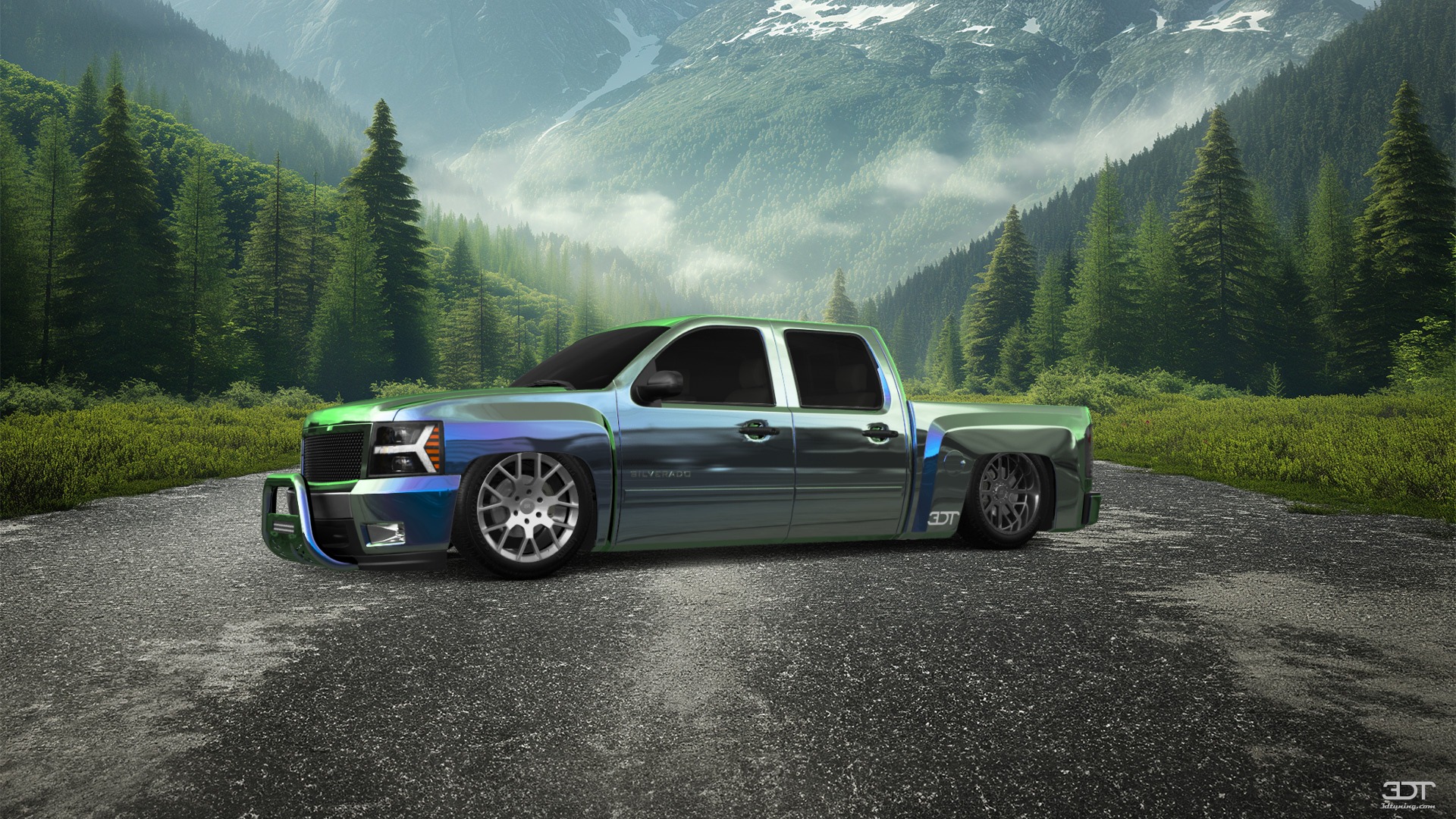 Chevrolet Silverado 1500 Crew Cab 4 Door pickup truck 2007 tuning