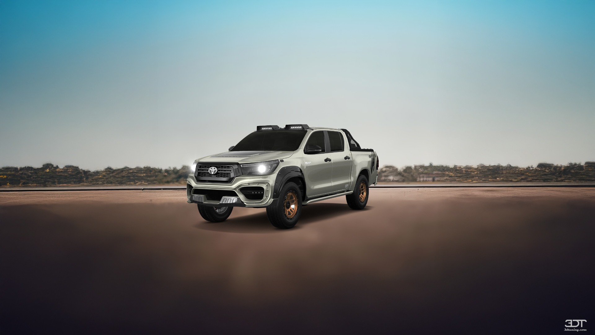 Toyota Hilux Double Cab 4 Door pickup truck 2015 tuning