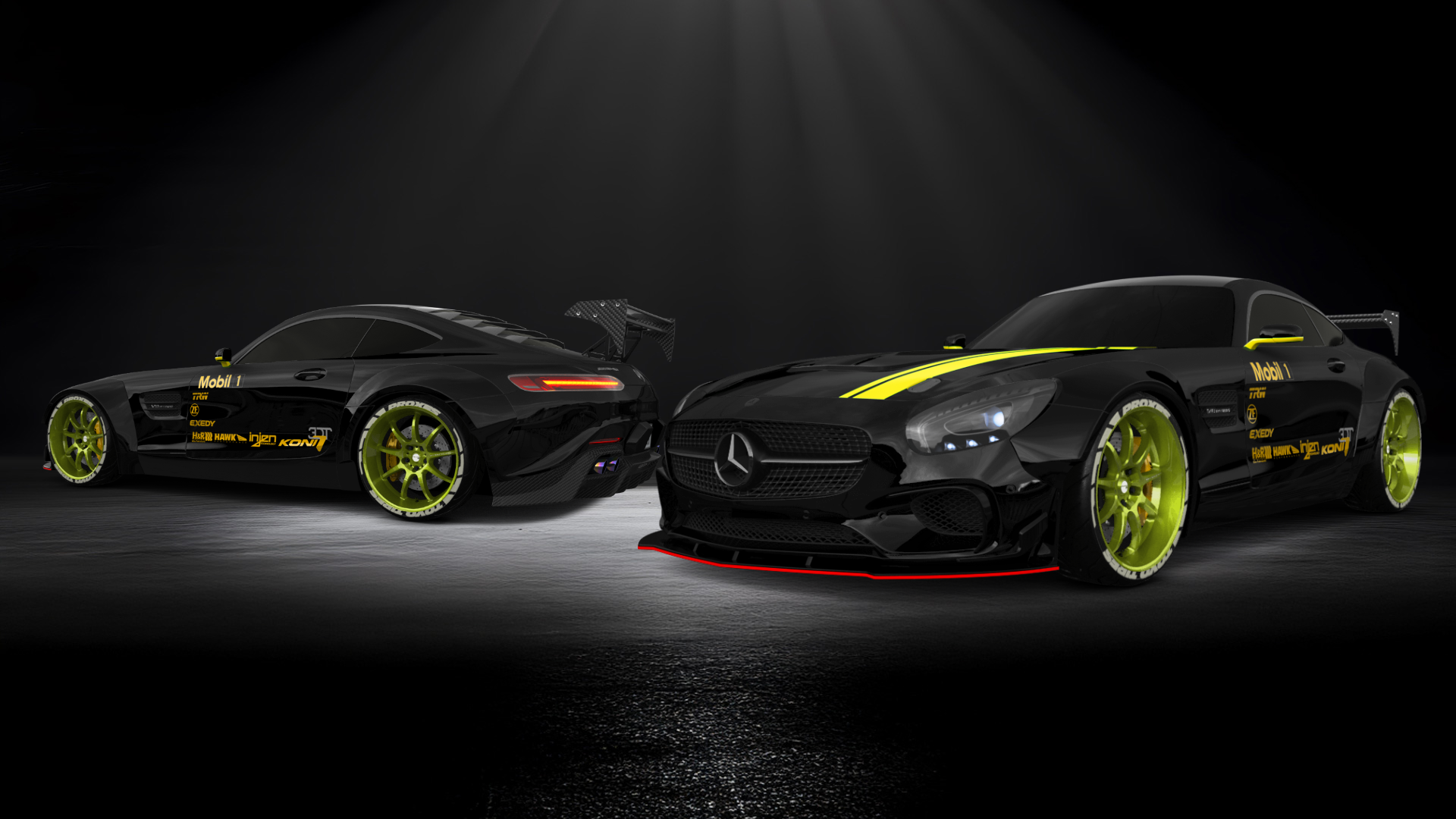 Mercedes AMG GT 2 door fastback coupe 2015