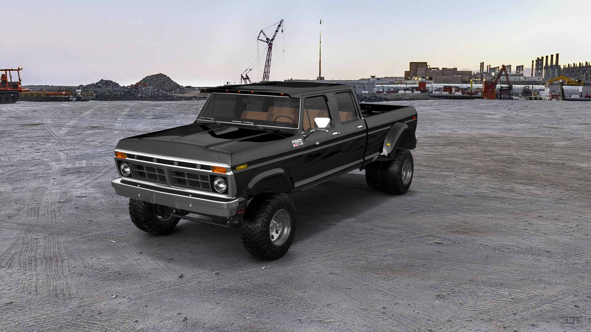Ford F-350 Dually 4 Door pickup truck 1973