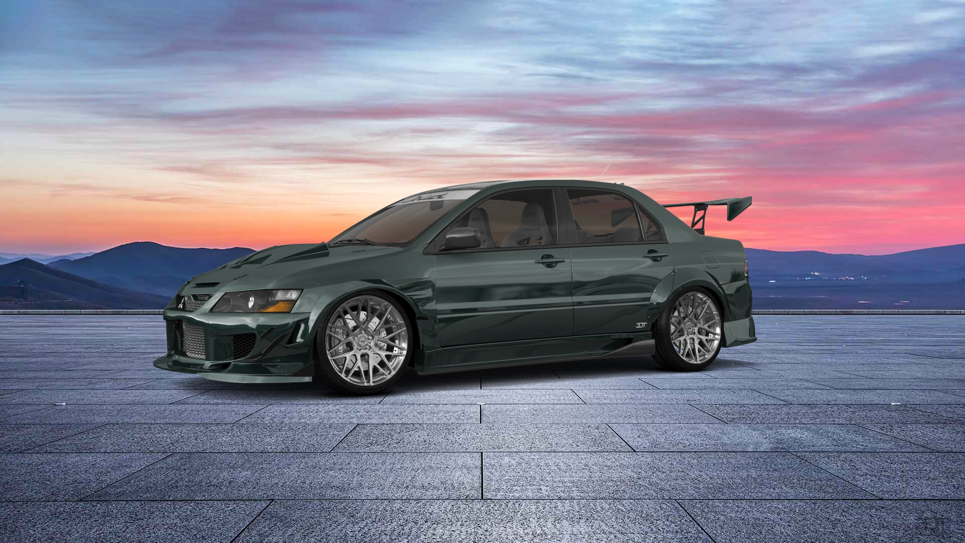 Mitsubishi Lancer Evo IX 4 Door Saloon 2005 tuning