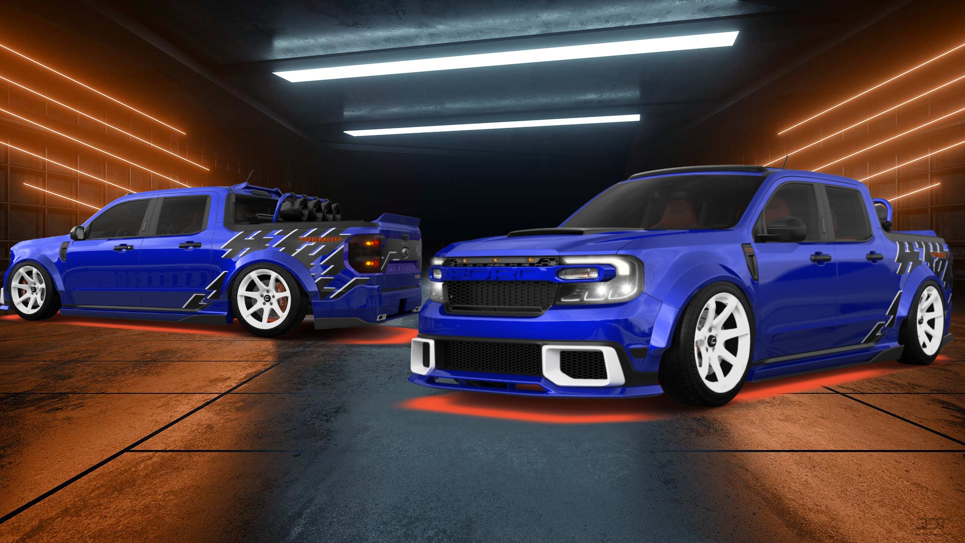 Ford Maverick 4 Door pickup truck 2022 tuning