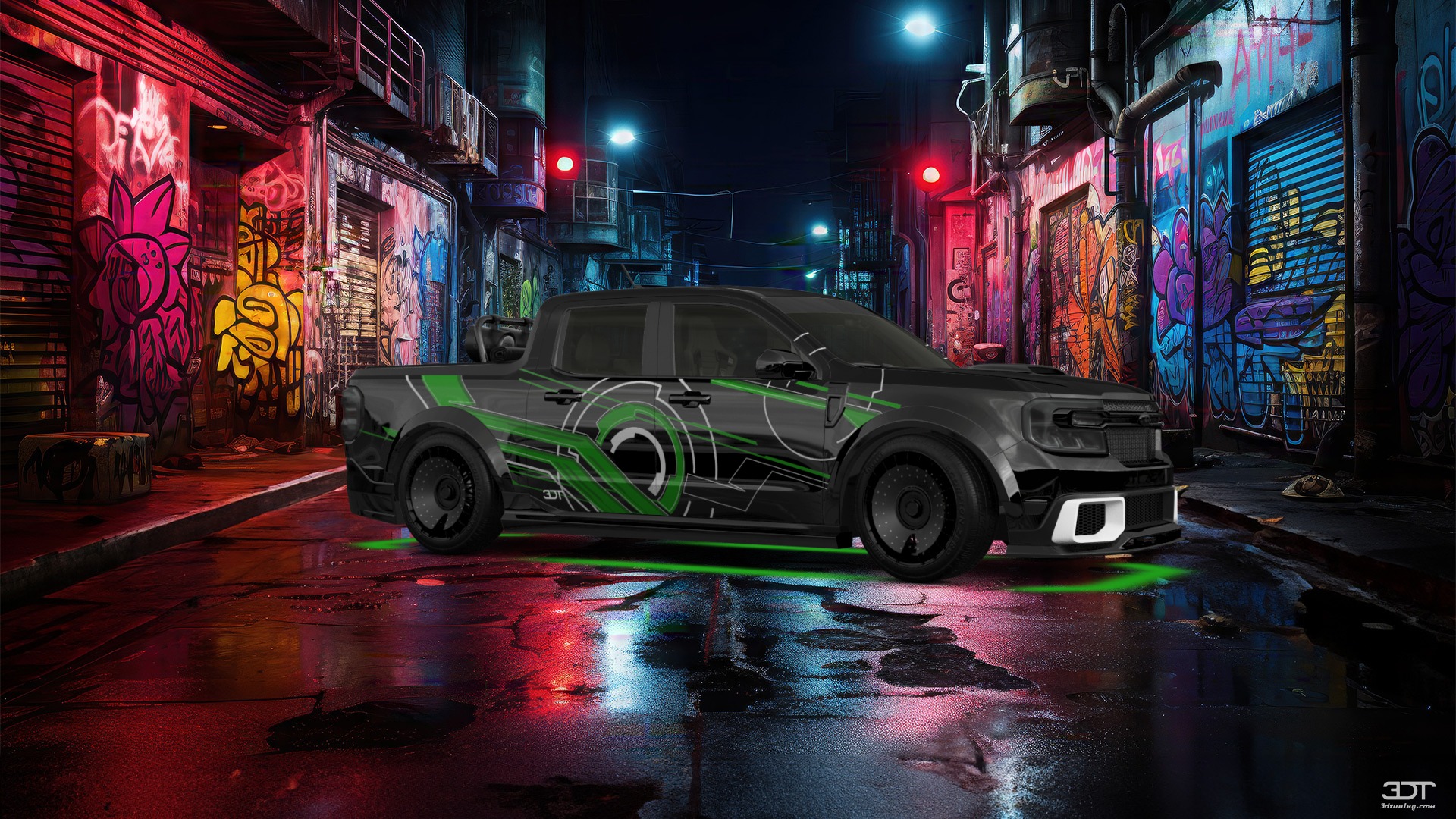 Ford Maverick 4 Door pickup truck 2022 tuning