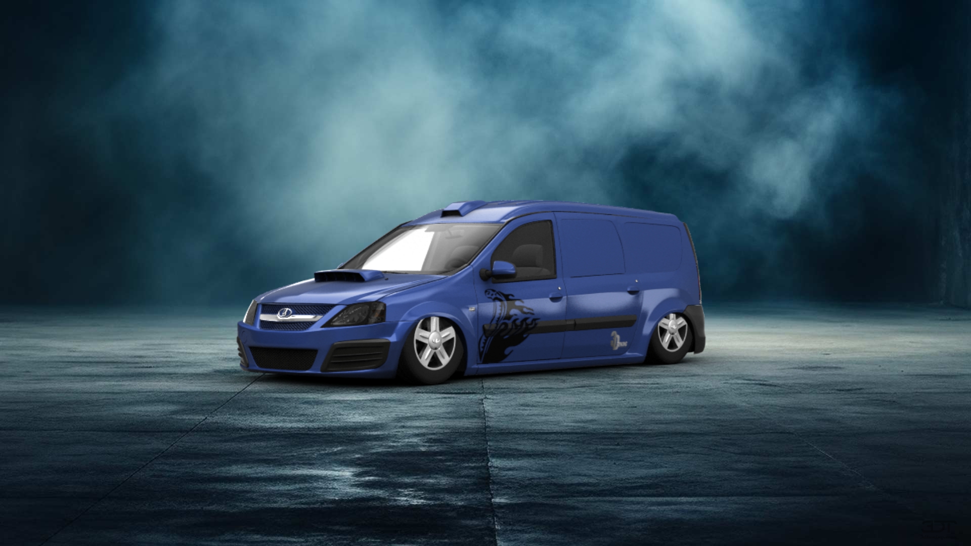 Lada Largus Furgon Van 2012 tuning