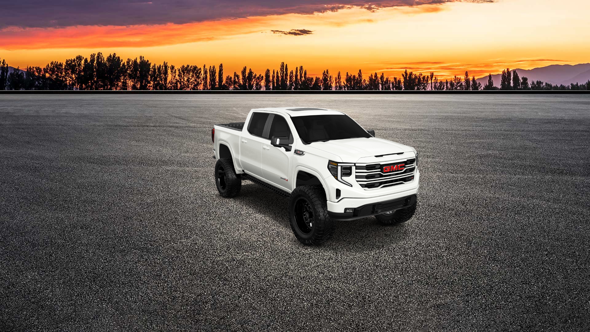 GMC Sierra 1500 Crew Cab 5.8 ft box 4 Door pickup truck 2023 tuning